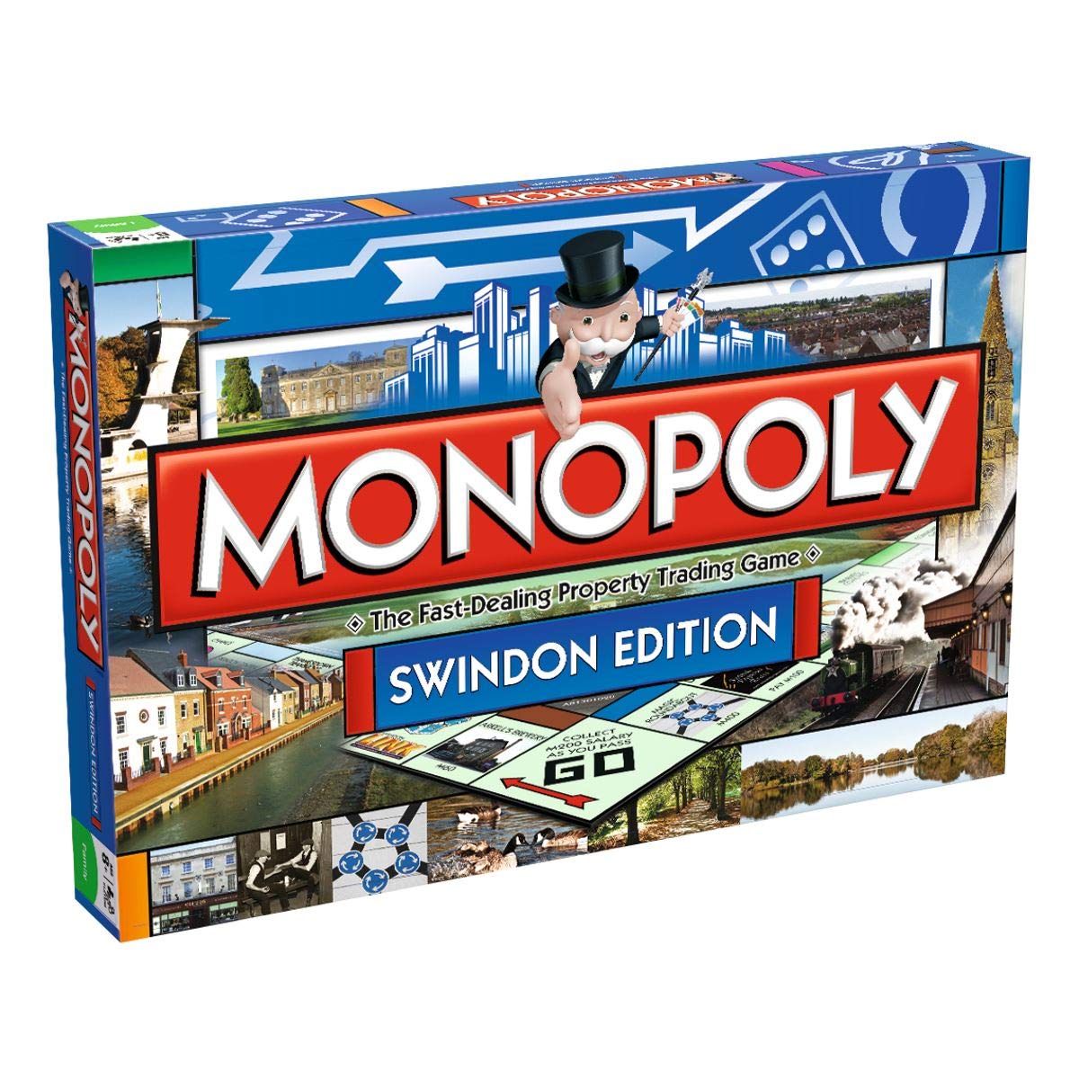 Moves Swindon Monopoly Board Game, Advance to Swindon Greyhounds, Coate Water or