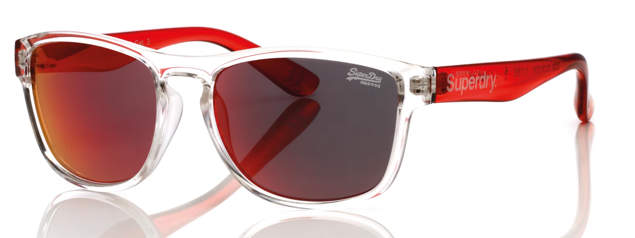 SDS Rockstar Transparent Red / 0 Dioptres