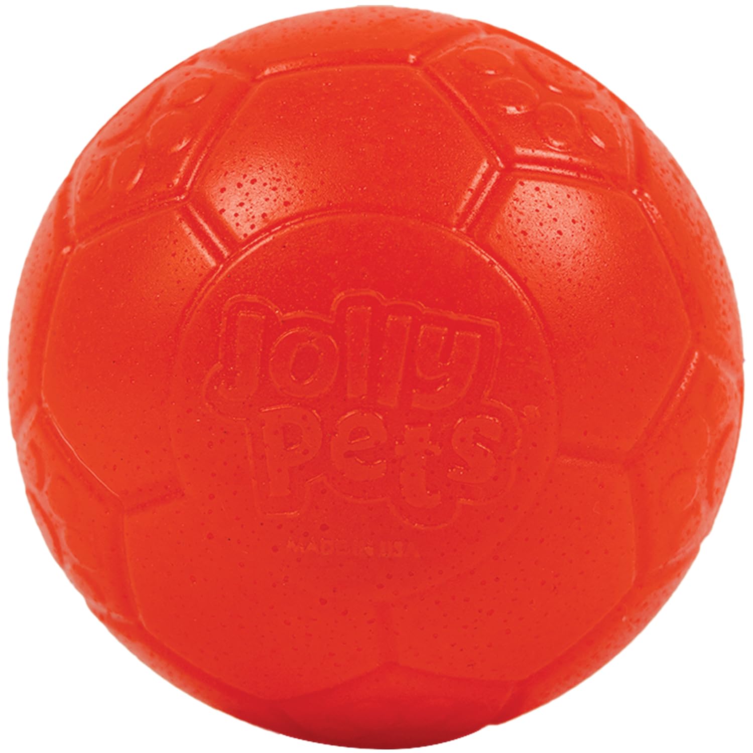 Jolly Pets Jolly Soccer Ball - 8 Inch, Orange