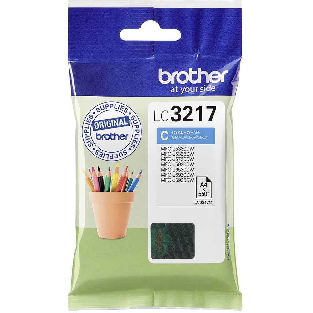 LC-3217C Inkjet Cartridge, Cyan, Single Pack, Standard Yield, Includes 1 x Inkje