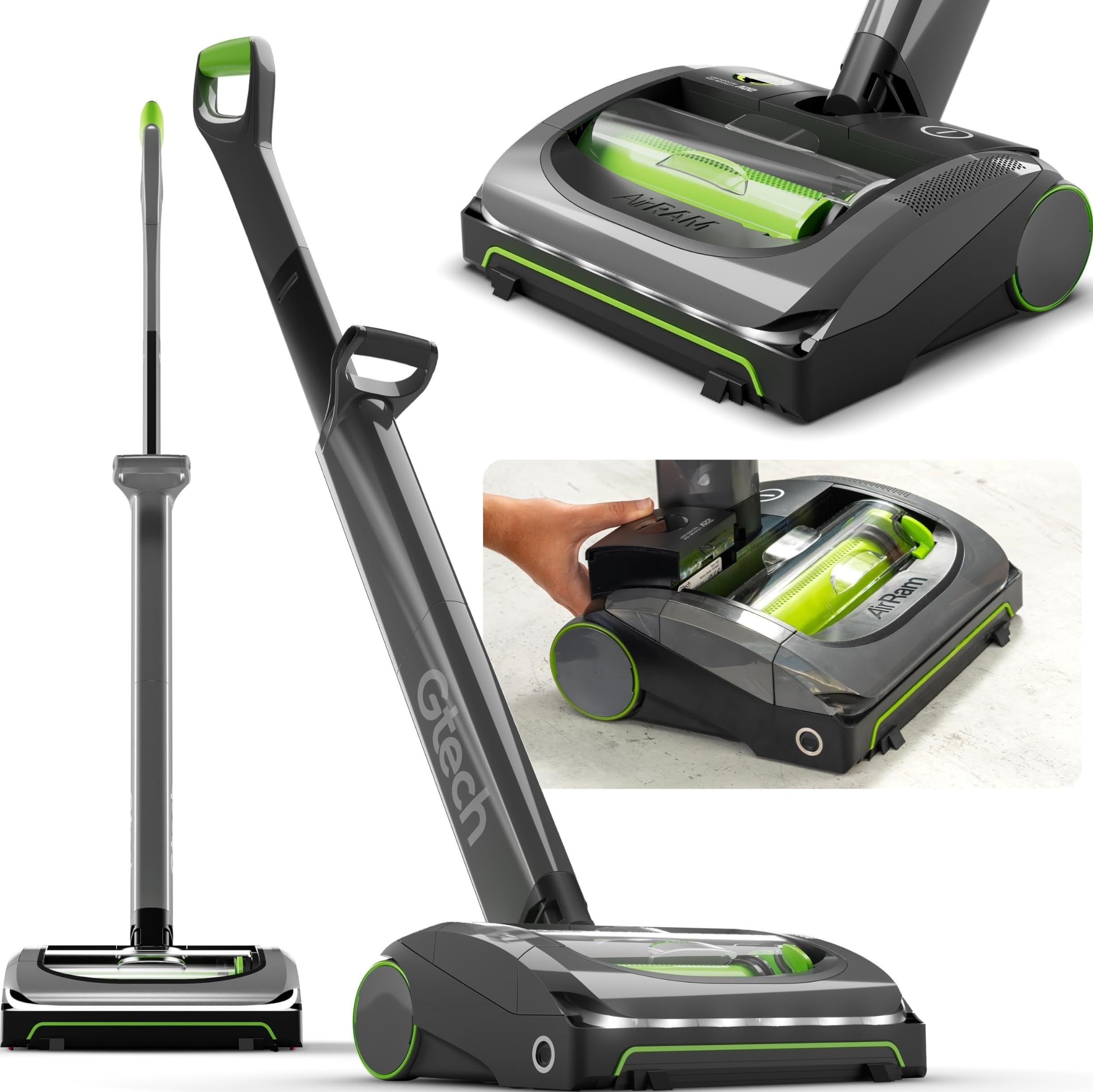 AirRAM MK2 | Lightweight Cordless Vacuum Cleaner for Carpets, Hard Floor, Pet Ha