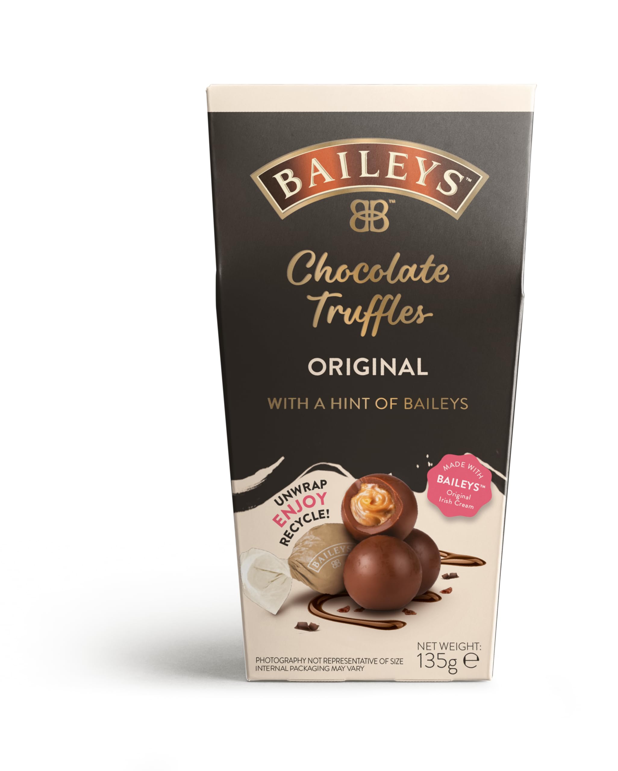 Irish Cream Twist Wraps Milk Chocolate Truffles in a Box, 135G