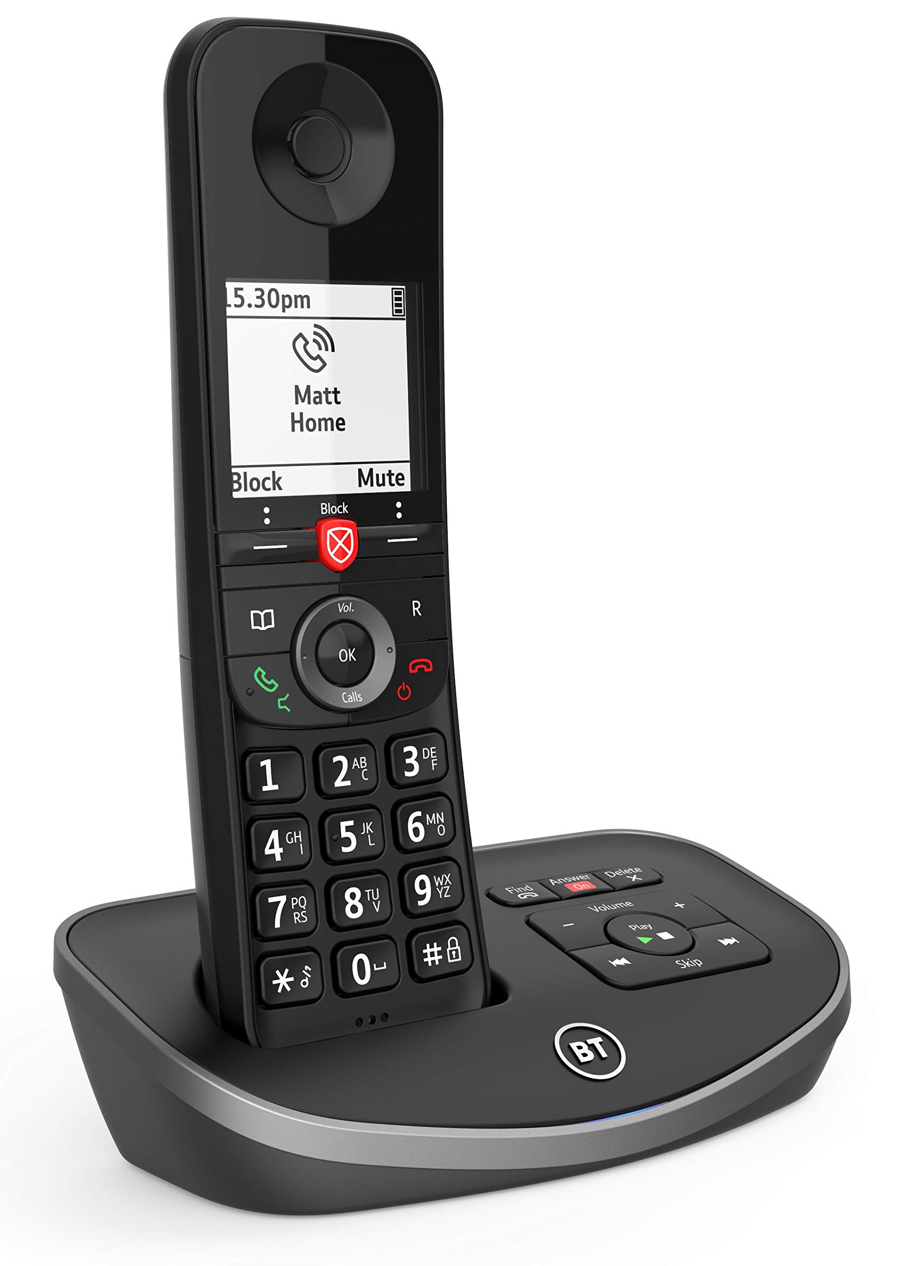 Advanced Cordless Landline House Phone with 100 Percent Nuisance Call Blocker, D