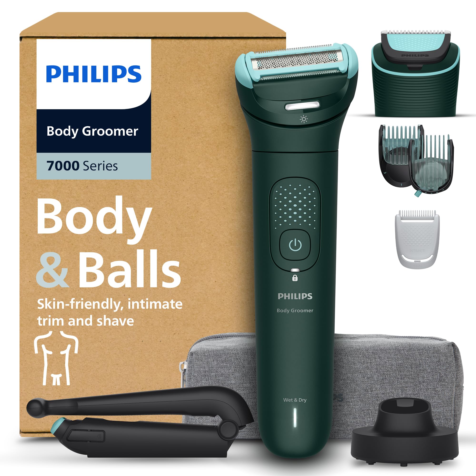 Series 7000 Showerproof Body Groomer and Trimmer - BG7025/13