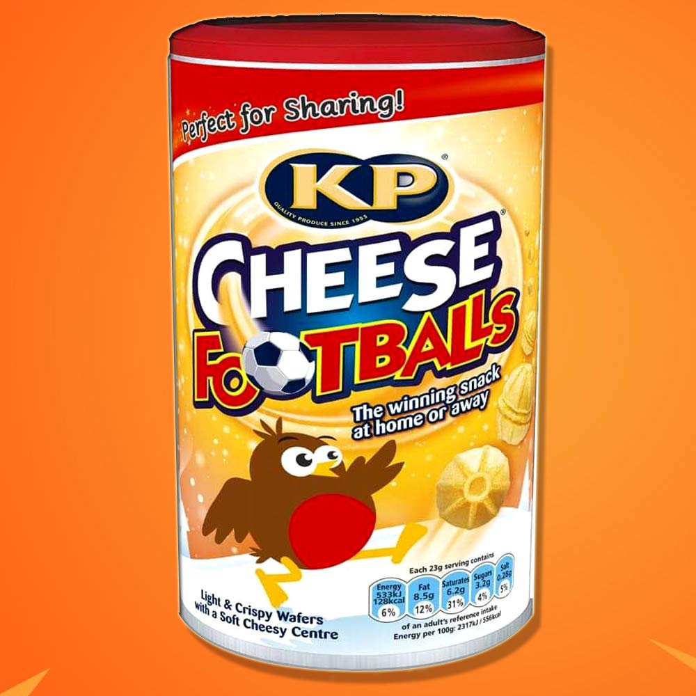 Snacks Cheese Footballs Caddy 142g