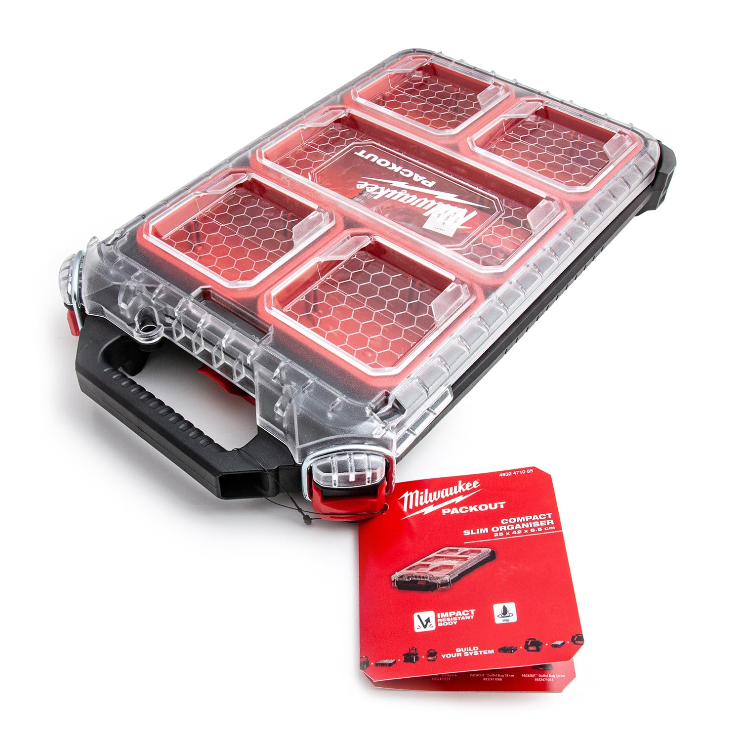 4932471065 932471065 PACKOUT Compact Slim Organiser, Black, Red