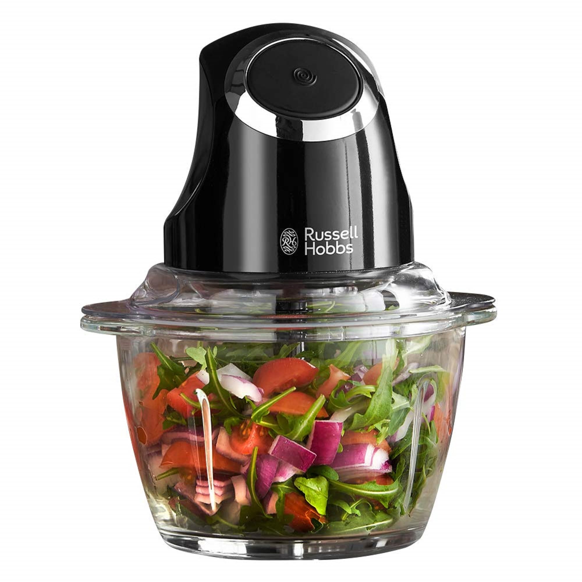 Desire Electric Fruit & Vegetable Mini Chopper, 1L glass bowl with 500ml food ca