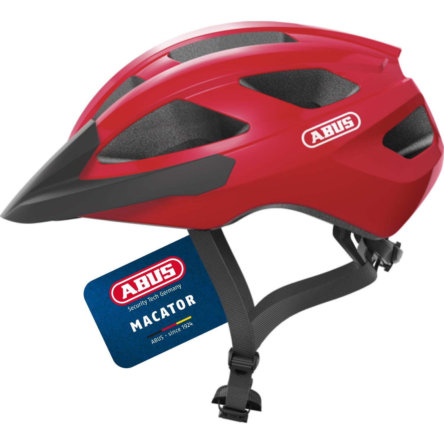 Macator Road Bike Helmet, Red, Size L