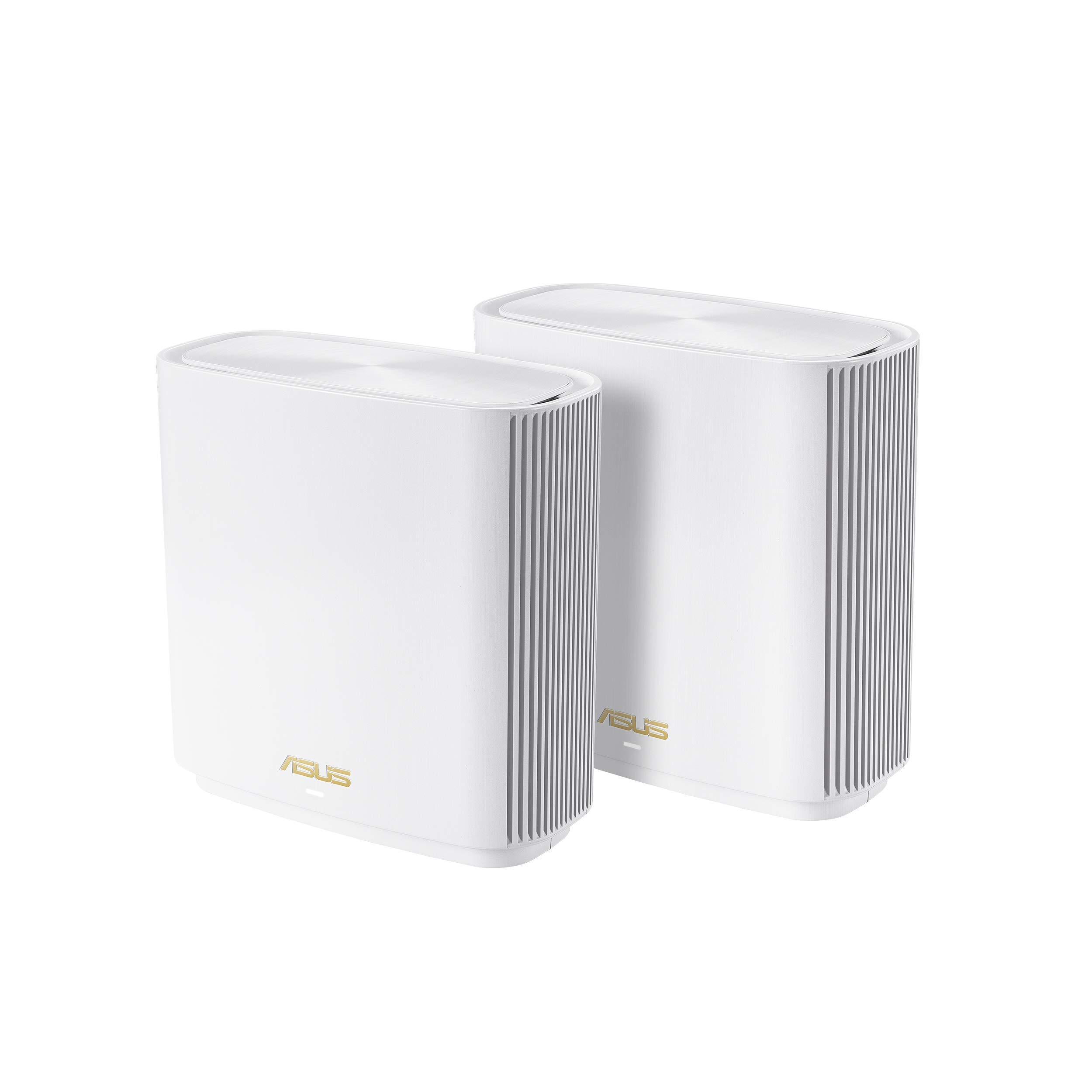 ZenWiFi XT8 AX6600 Whole-Home Tri-Band Mesh WiFi 6 System (2 Pack), Coverage Up 
