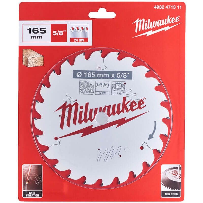 4932471311 Circular Saw Blade P W 165 x 15.87 x 1.6 mm x 24 Atb