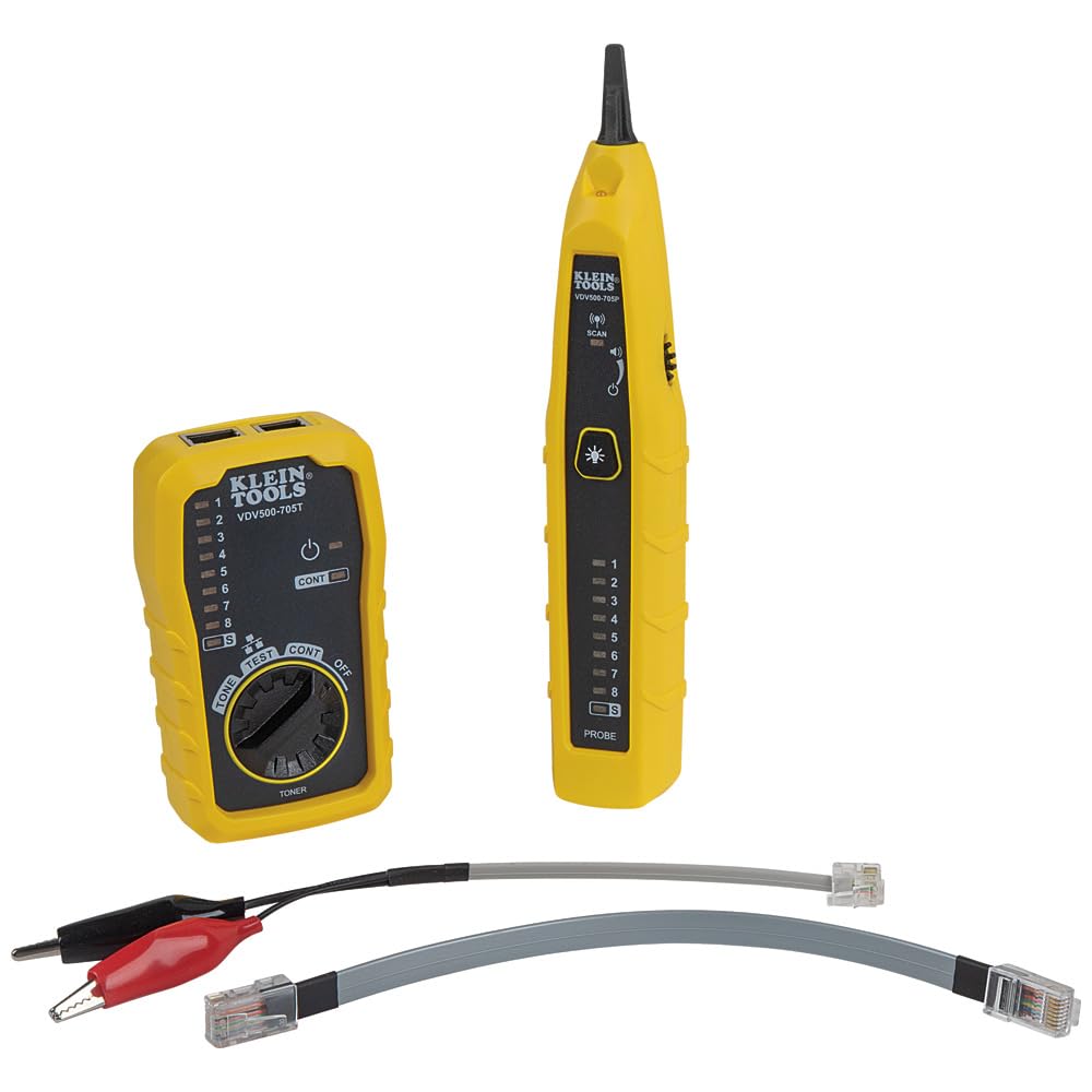 Klein Tools VDV500-705 Tone Generator and Probe Kit, Wire Tracer and Tester with