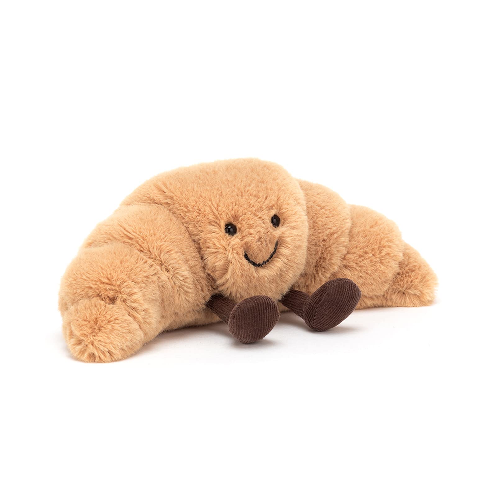 Amuseables Croissant Stuffed Toy, Small 8.5 inches - Pastry Plush - Fun Gift Ide