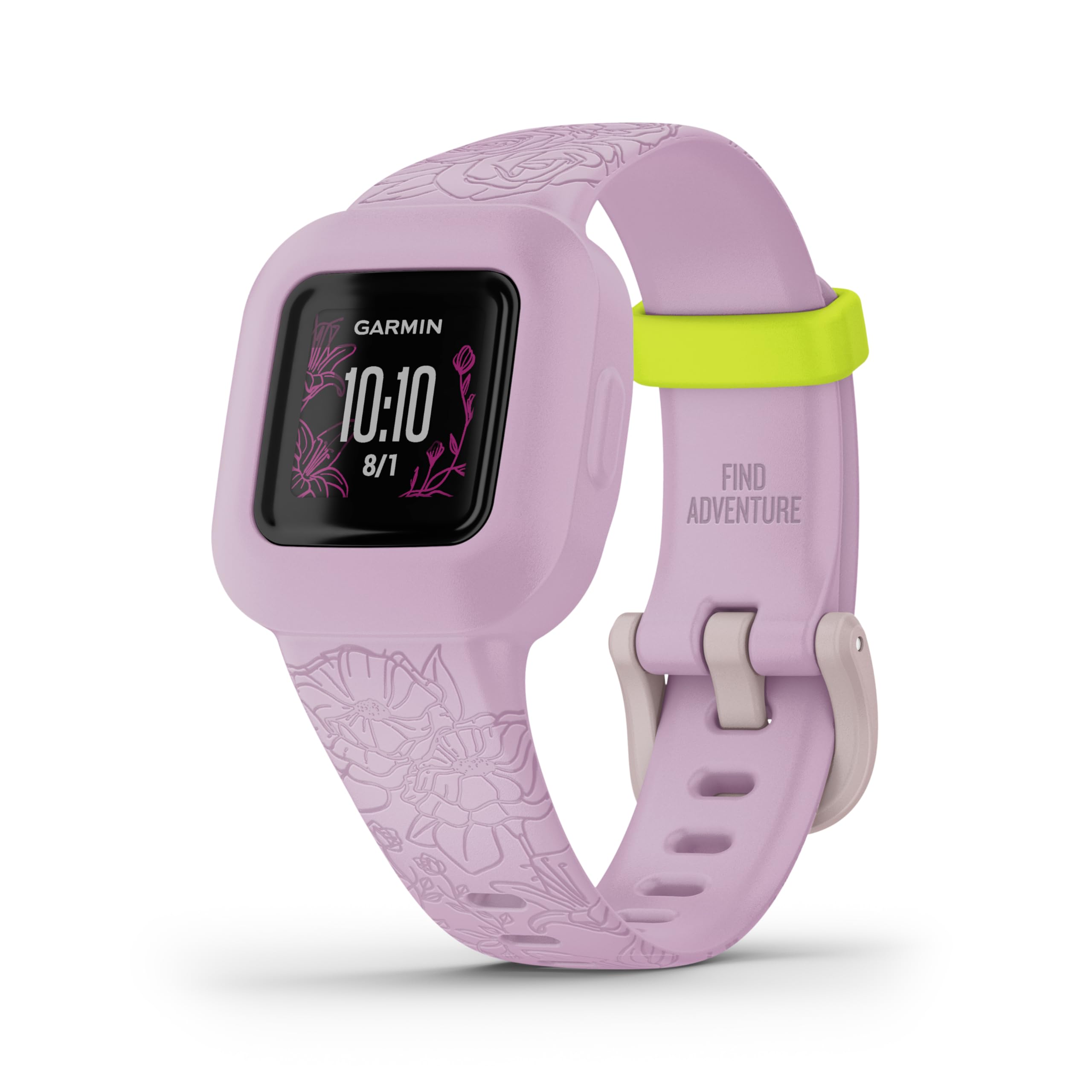 vívofit Jr.3, fitness tracker for kids, Lilac Floral