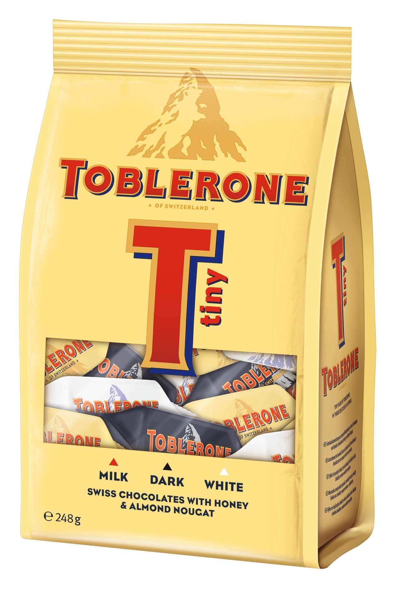 Tiny Mix of Mini Toblerones in Bag