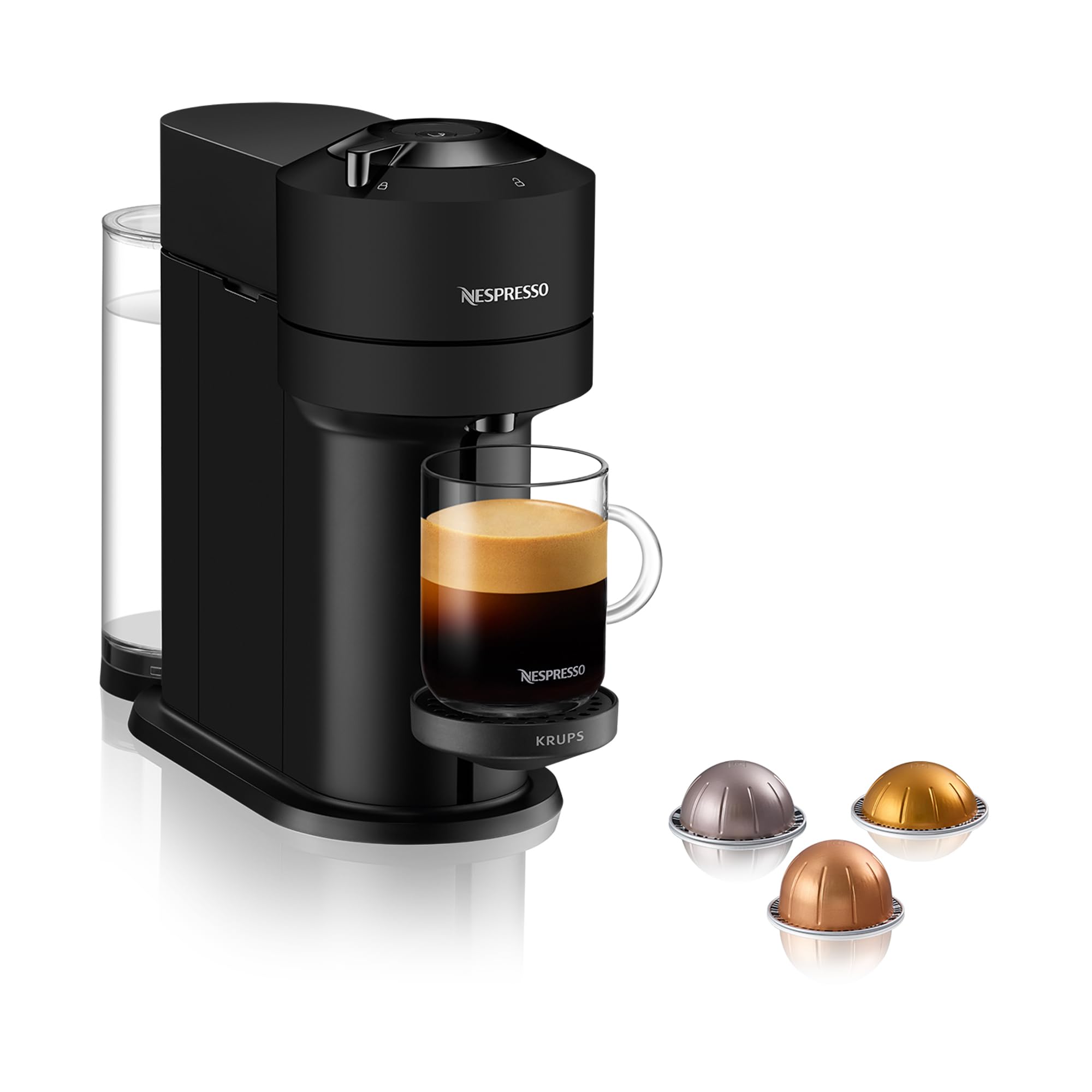 Vertuo Next Automatic Pod coffee machine for Americano, Decaf, Espresso by Krups