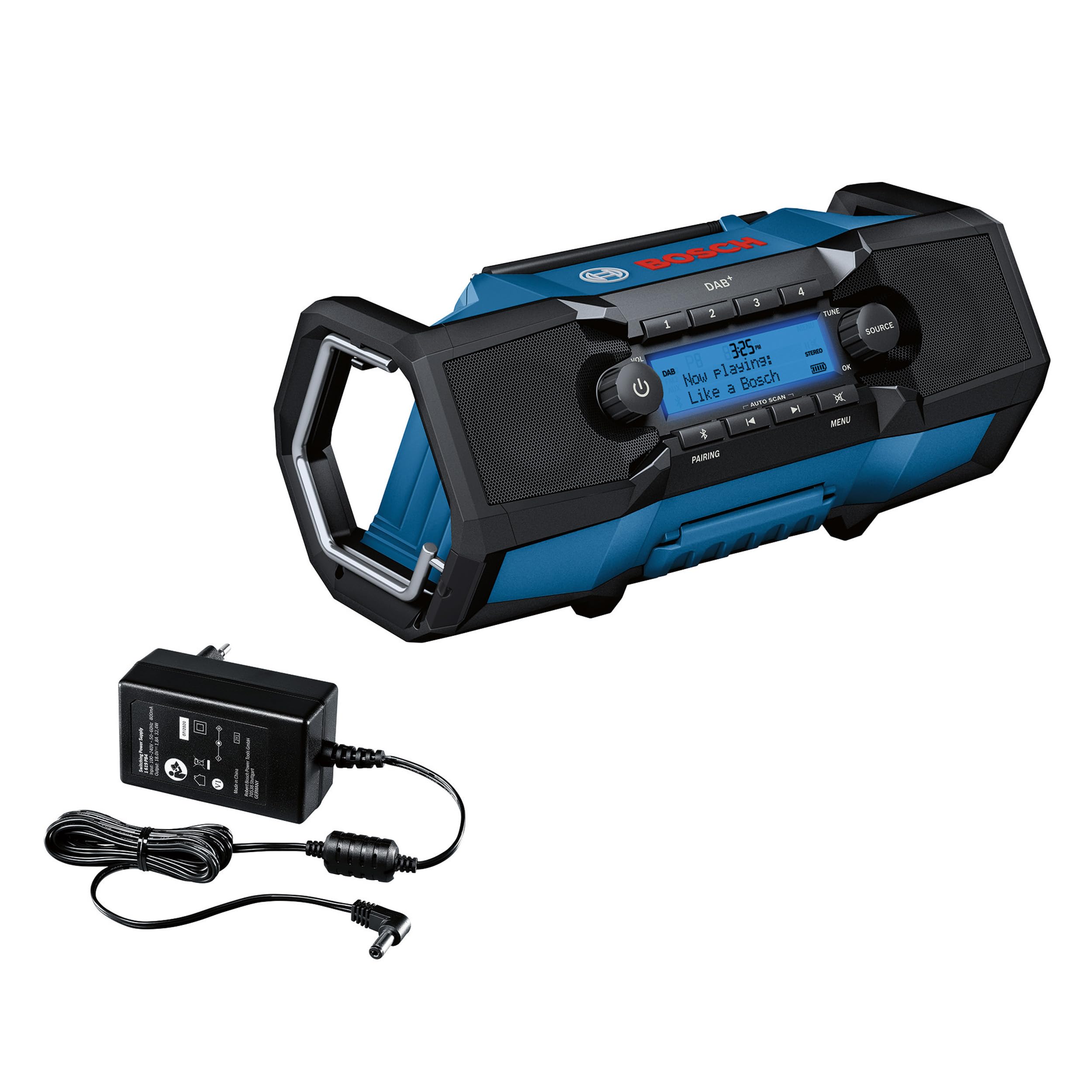 Professional 18V System GPB 18V-2 SC Digital Construction Radio with 18V Battery
