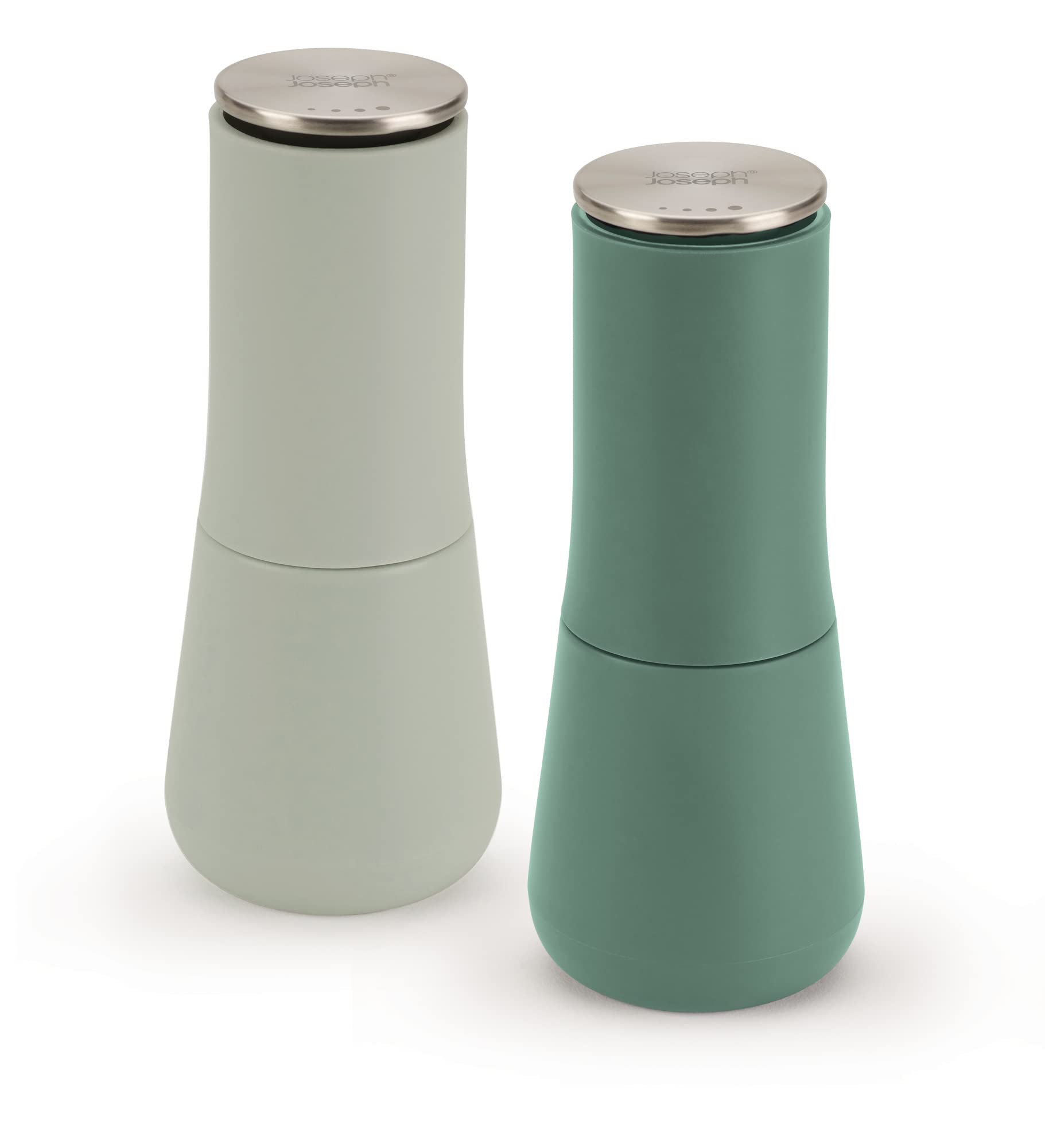 Joseph Milltop Non-Spill Salt and Pepper Mill Set Refillable with Ceramic Grindi