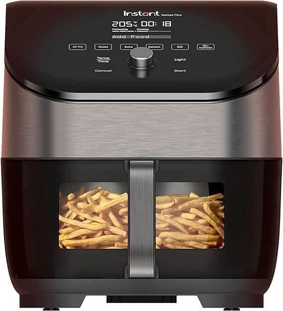 Vortex OdourErase Digital Air Fryer with Single ClearCook Drawer and 6 Smart Pro