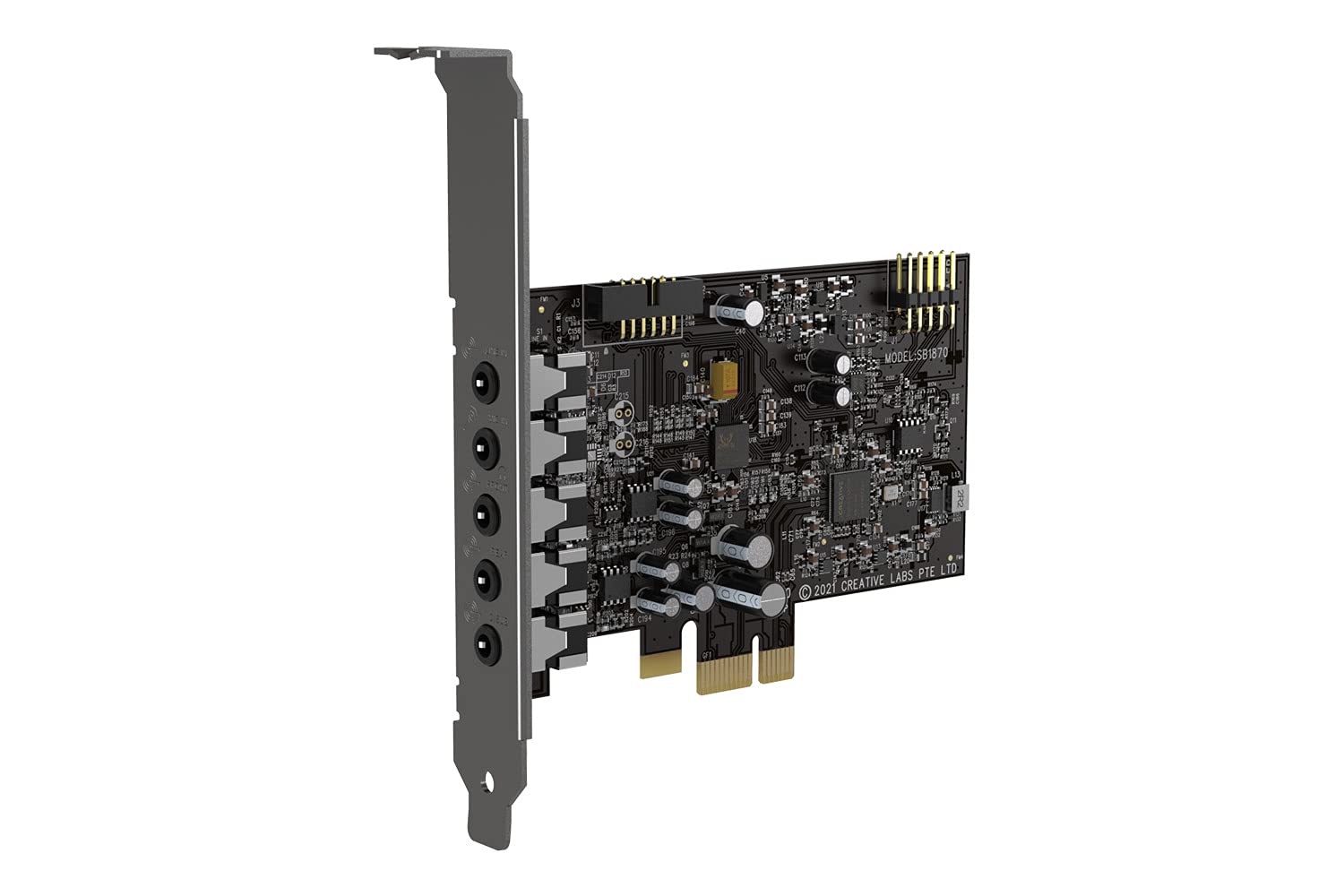 Sound Blaster Audigy Fx V2 Upgradable Hi-res Internal PCI-e Sound Card with 5.1 
