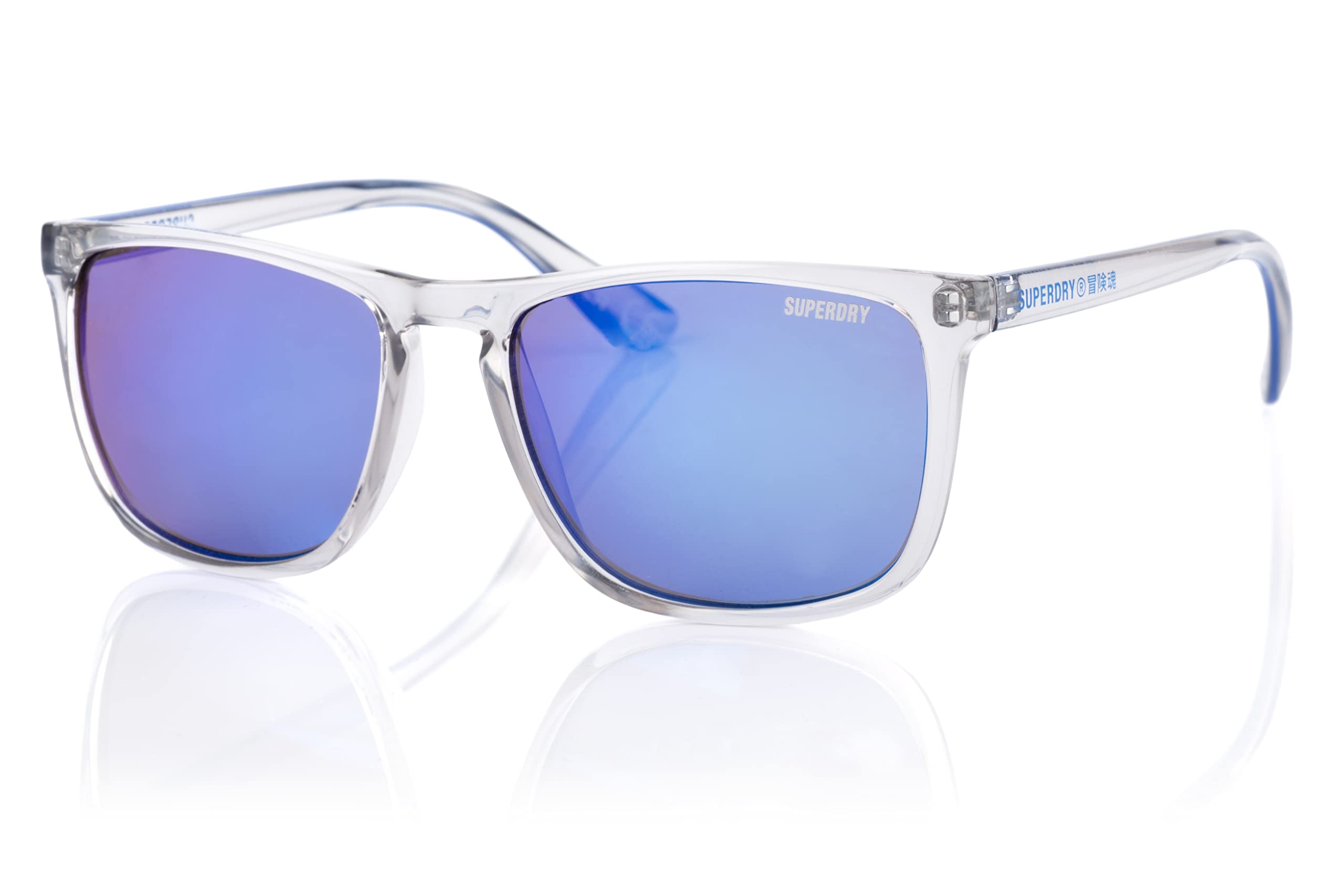SDS SHOCKWAVE Sunglasses 153 Crystal Blue/Blue Mirror
