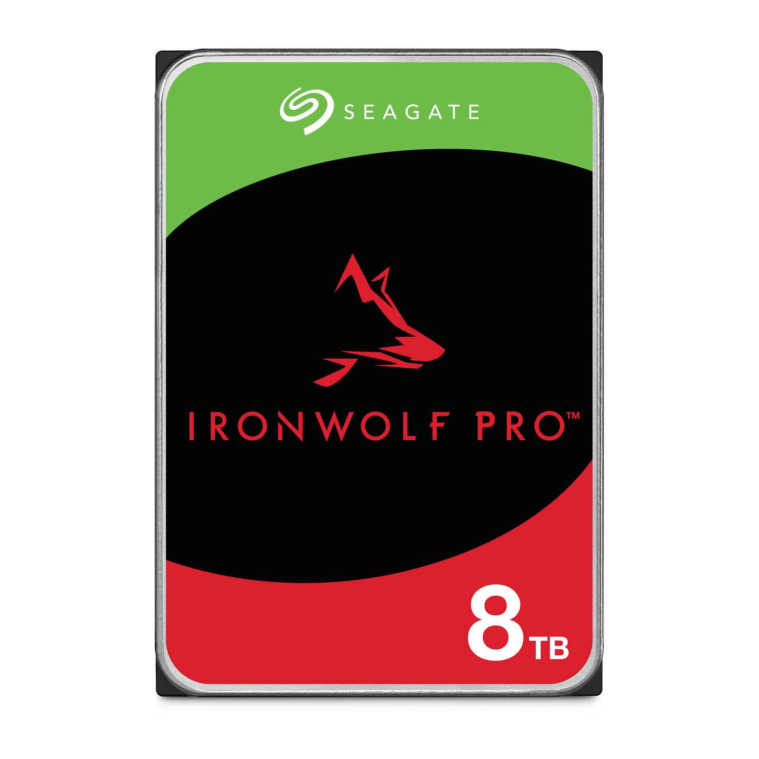 8TB IronWolf Pro Internal NAS Hard Drive | SATA (ST8000NTZ01)