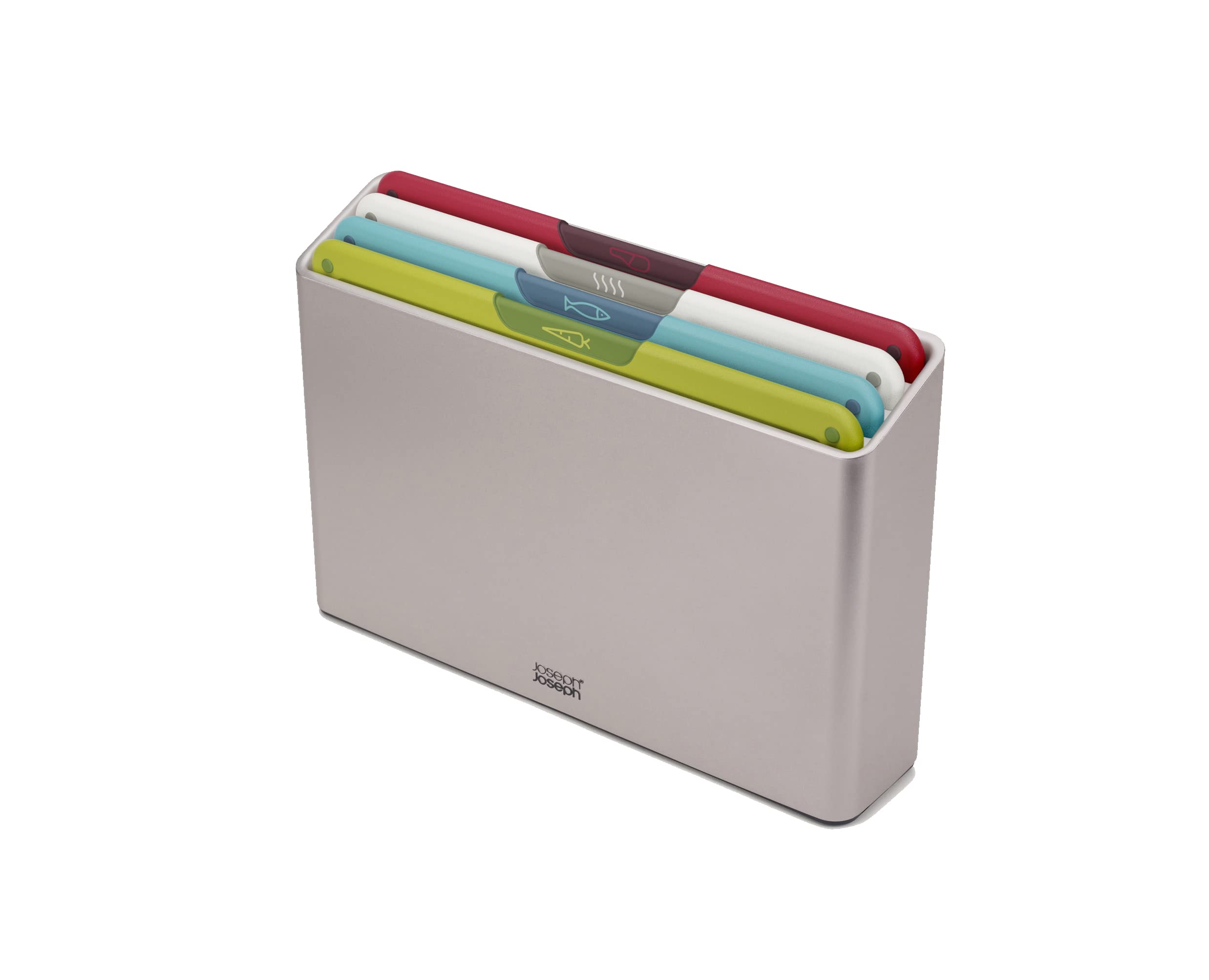 Joseph Folio Icon - 4-piece Food Specific, Non-Slip Colour-Coded Chopping Board 