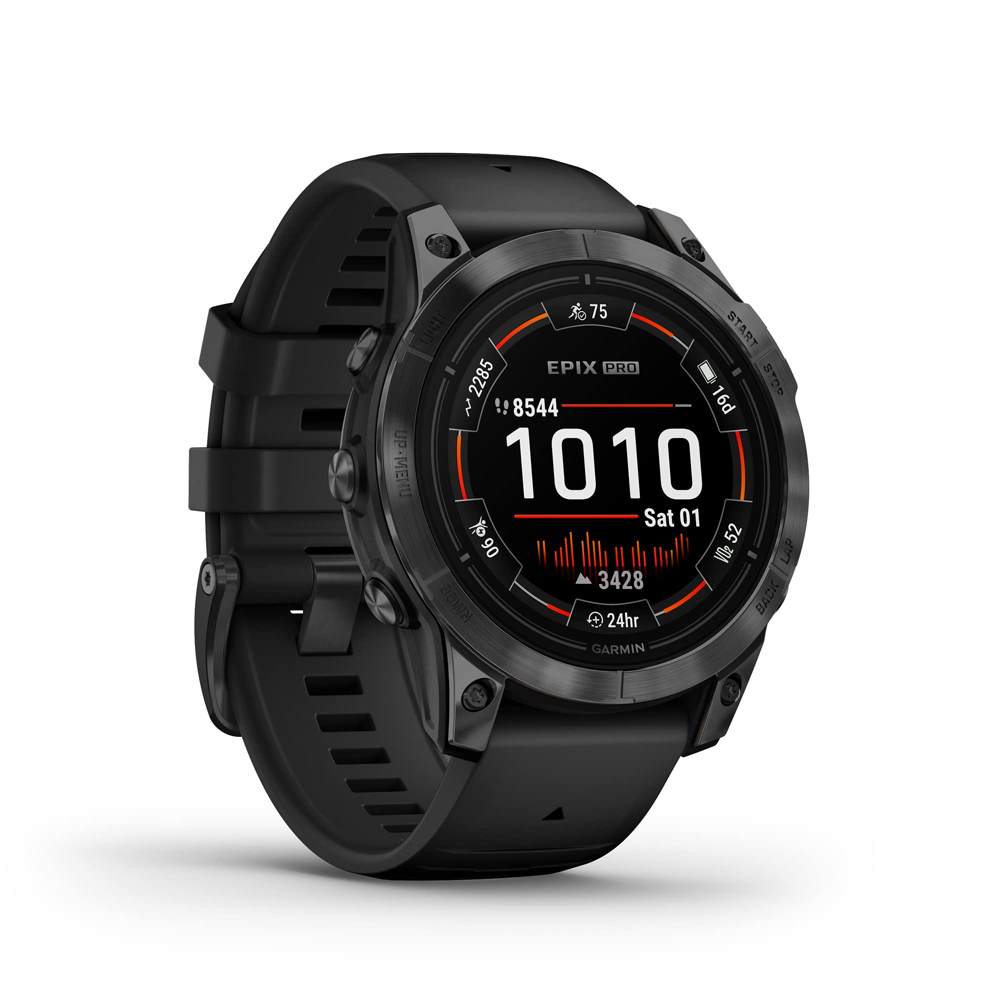 epix Pro Gen 2, 47mm GPS smartwatch, Black