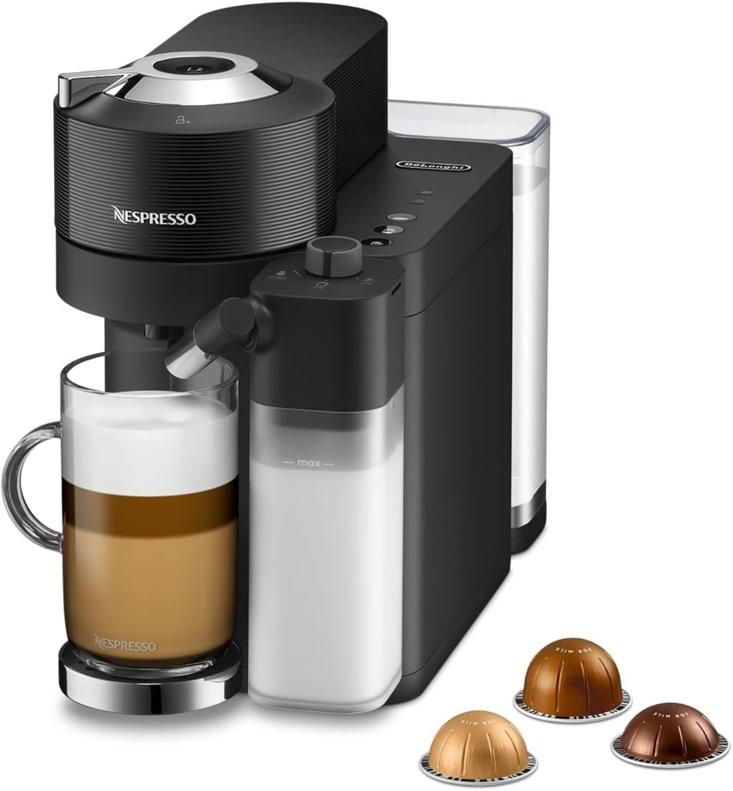 Nespresso Vertuo Lattissima ENV300.B, Automatic Coffee Machine with Automatic Mi