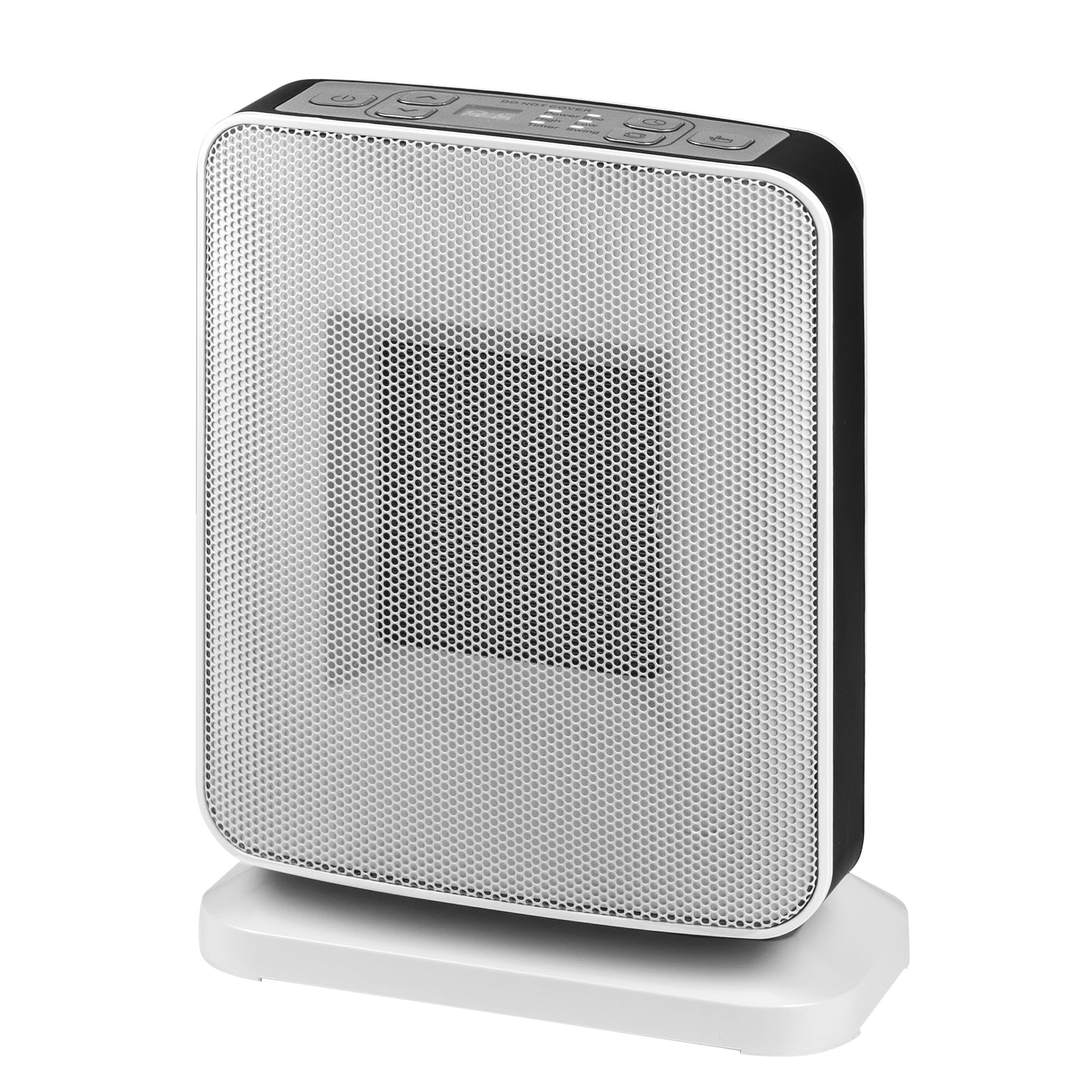 1500W Fan Heater, Ceramic PTC Fan Heater With Adjustable Heat Settings And Timer