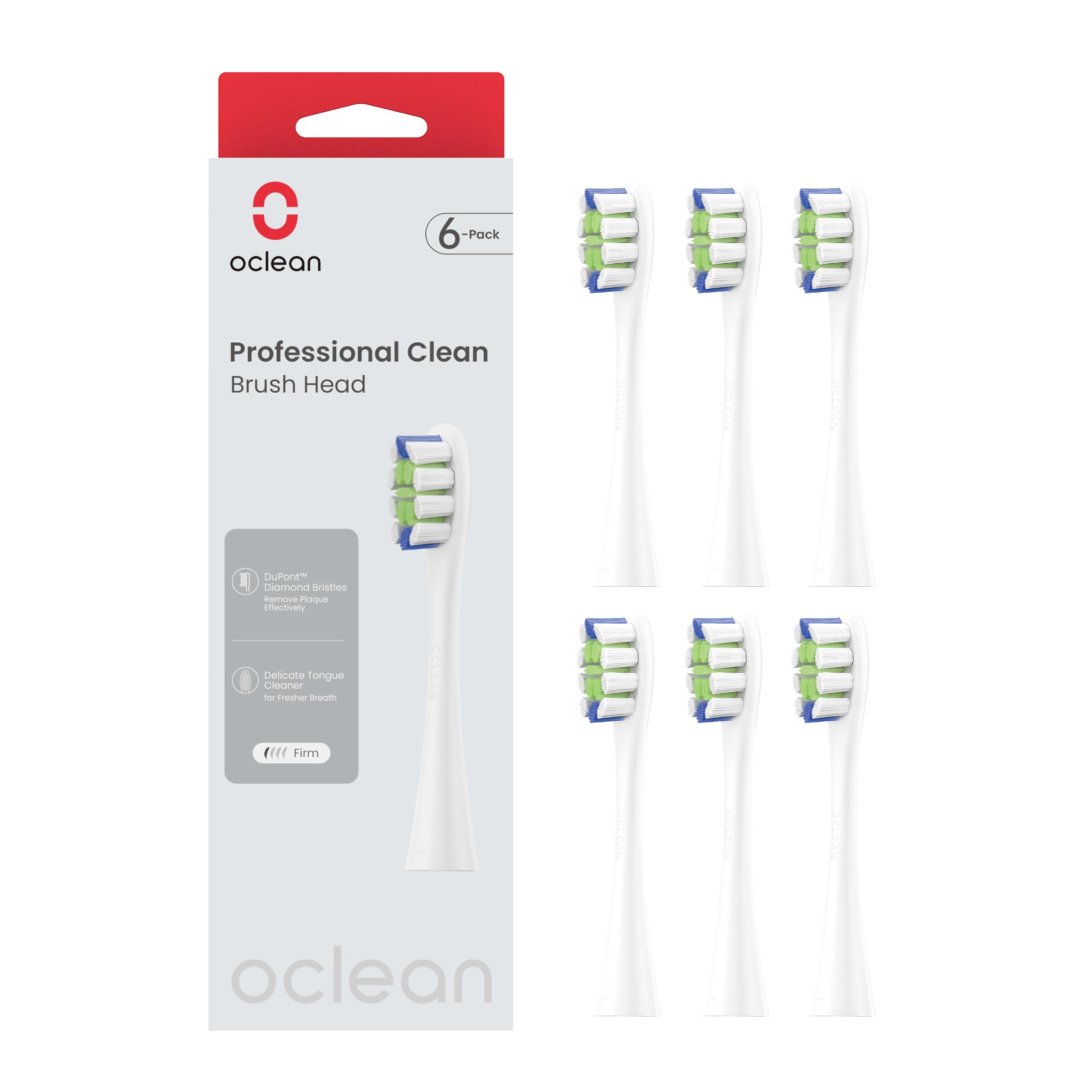 Toothbrush Professional Clean Brush Head Replacements, Compatible with All Oclea
