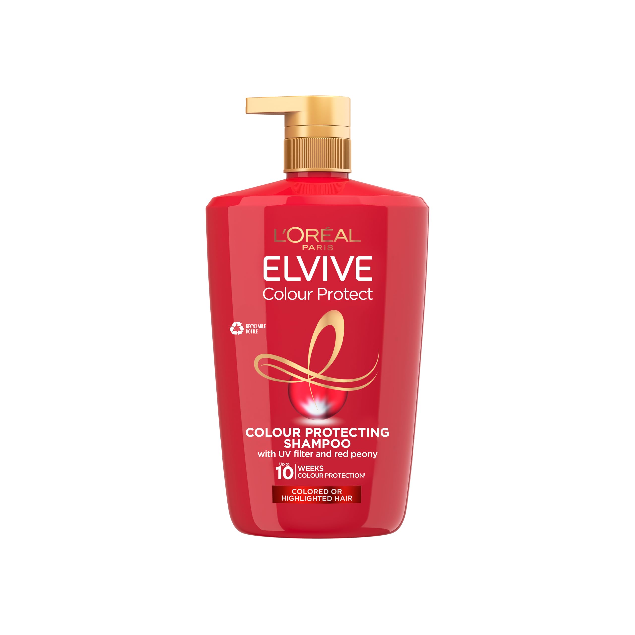 Paris Elvive Colour Protect Shampoo, for Coloured Hair, 1L