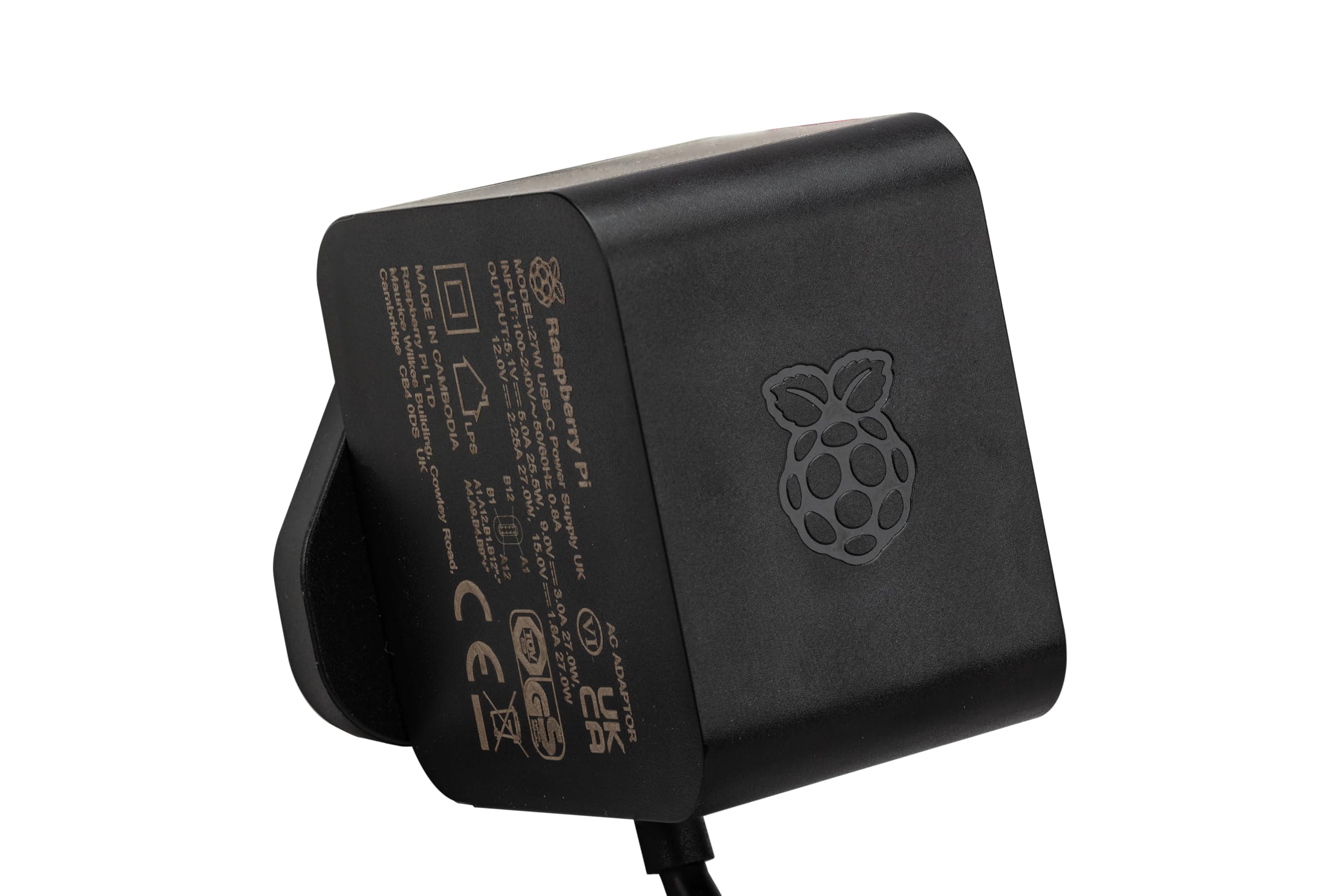 Pi 27W USB-C Power Supply - Black