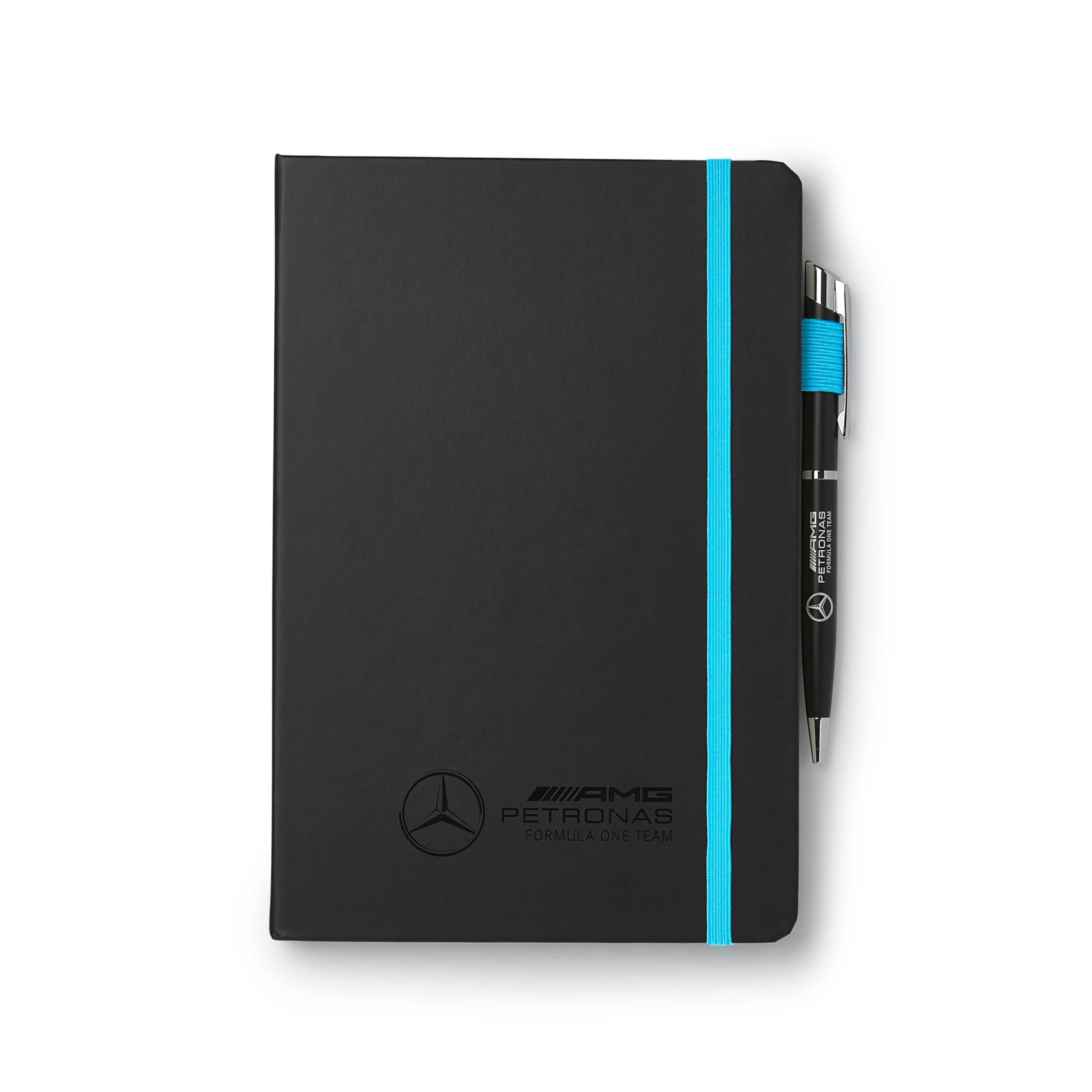 AMG Petronas F1 A5 Notebook & Pen - Black