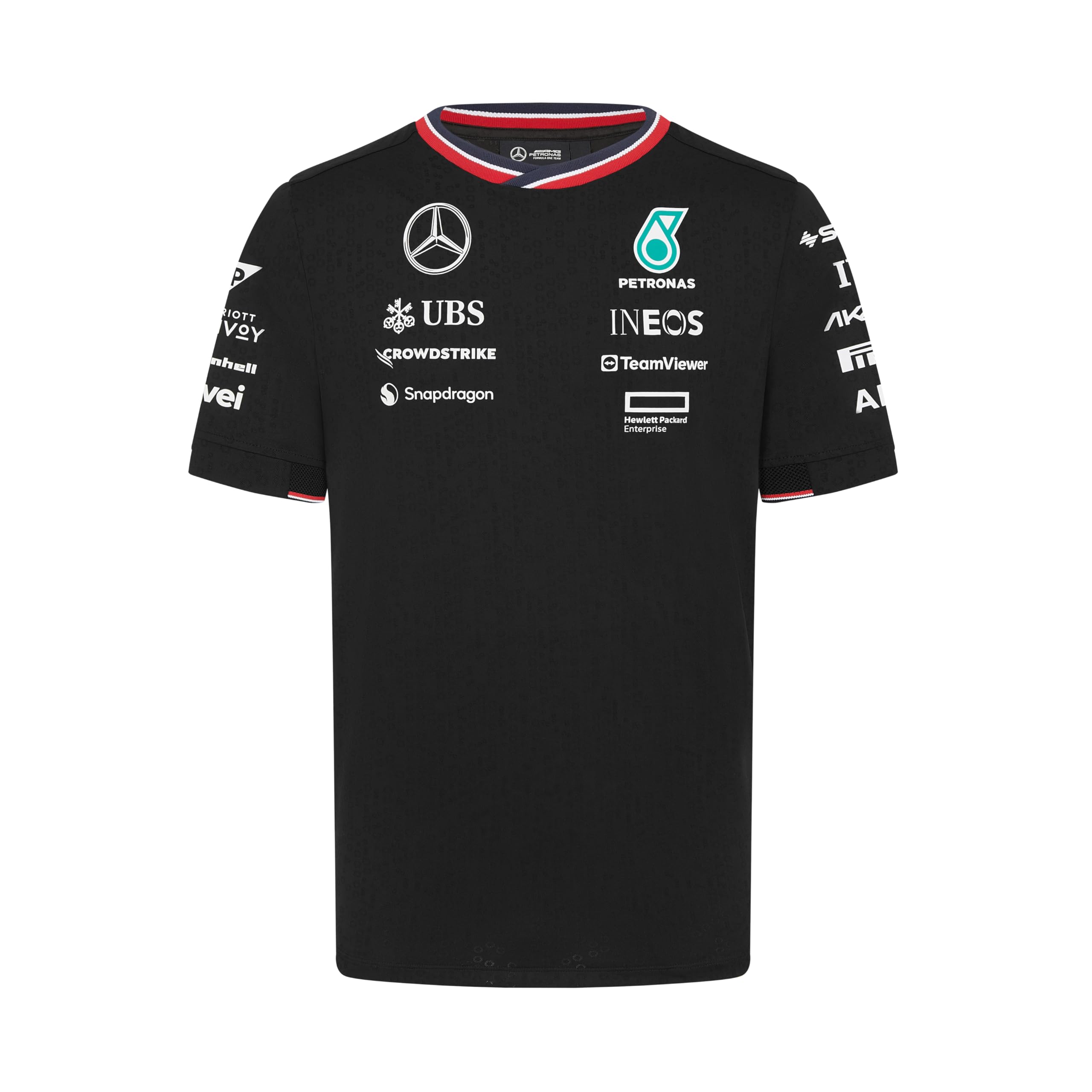 AMG Petronas F1 Men's 2024 Team Driver Tshirt - Black - Size: M