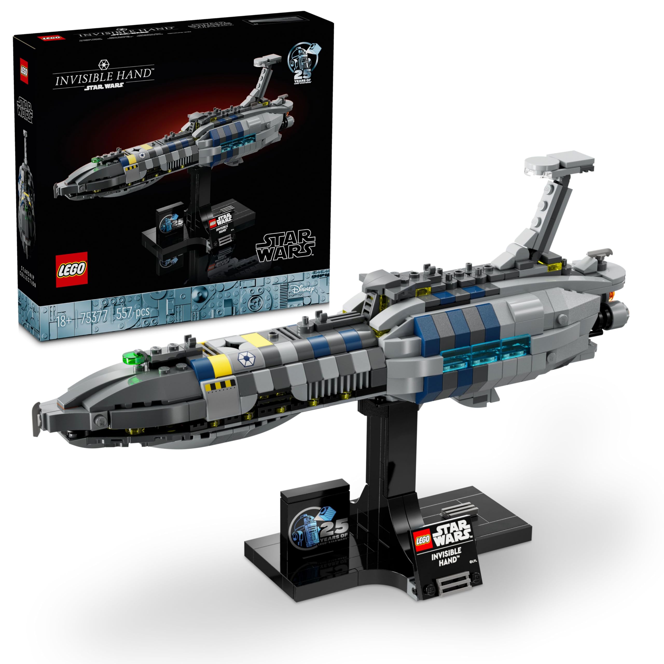 75377 Star Wars Invisible Hand Toy Building Set 18+ 557 Pieces