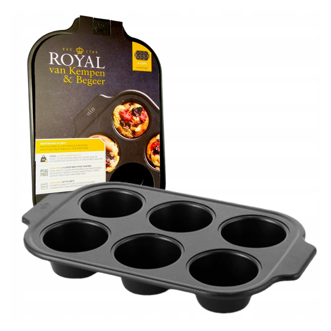 Van Kempen & Begeer 6 Cup Muffin Pan, 1400021550