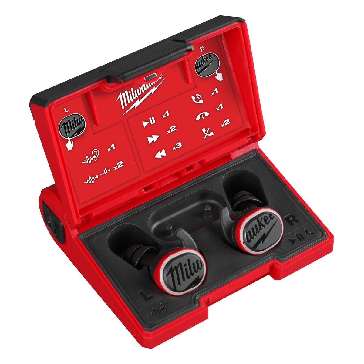 L4RLEPB-301 USB Rechargeable Hearing Assist Earplugs with Bluetooth