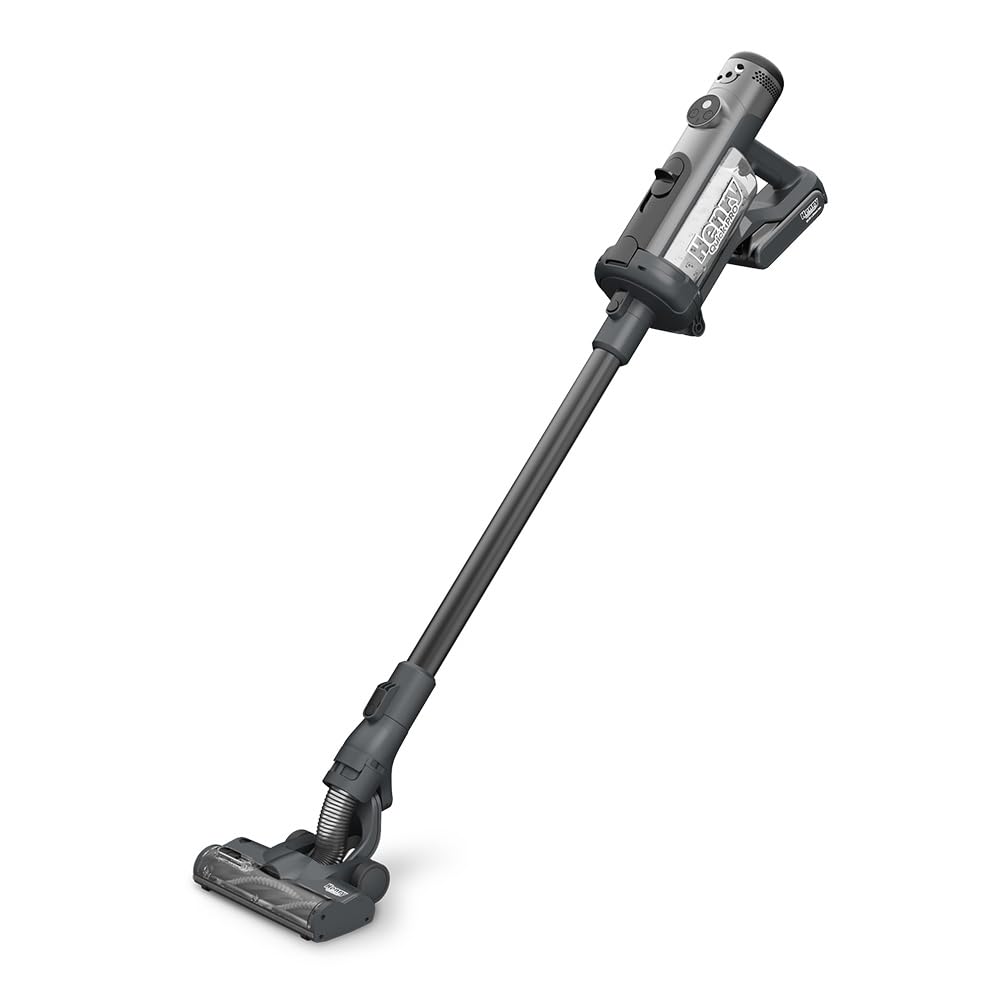 Quick Pro HEN.100 Cordless Stick Vacuum Cleaner, 1 Litre, 300W, Graphite