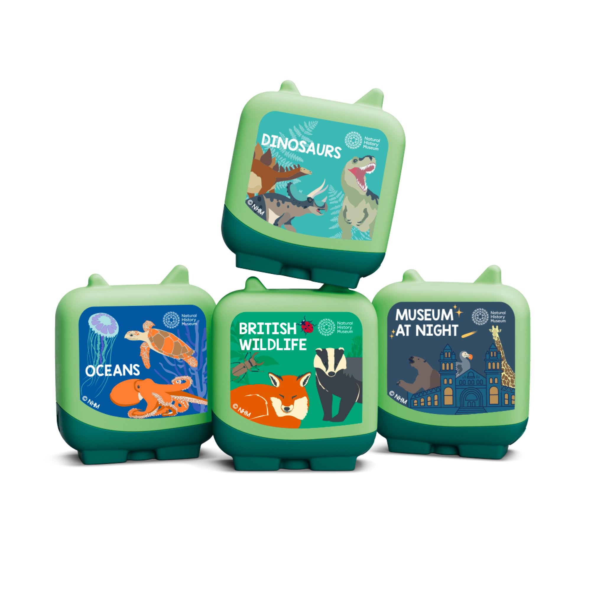 Natural History Museum Discovery Crew Audio Clever Pocket Tonie Set, for use wit