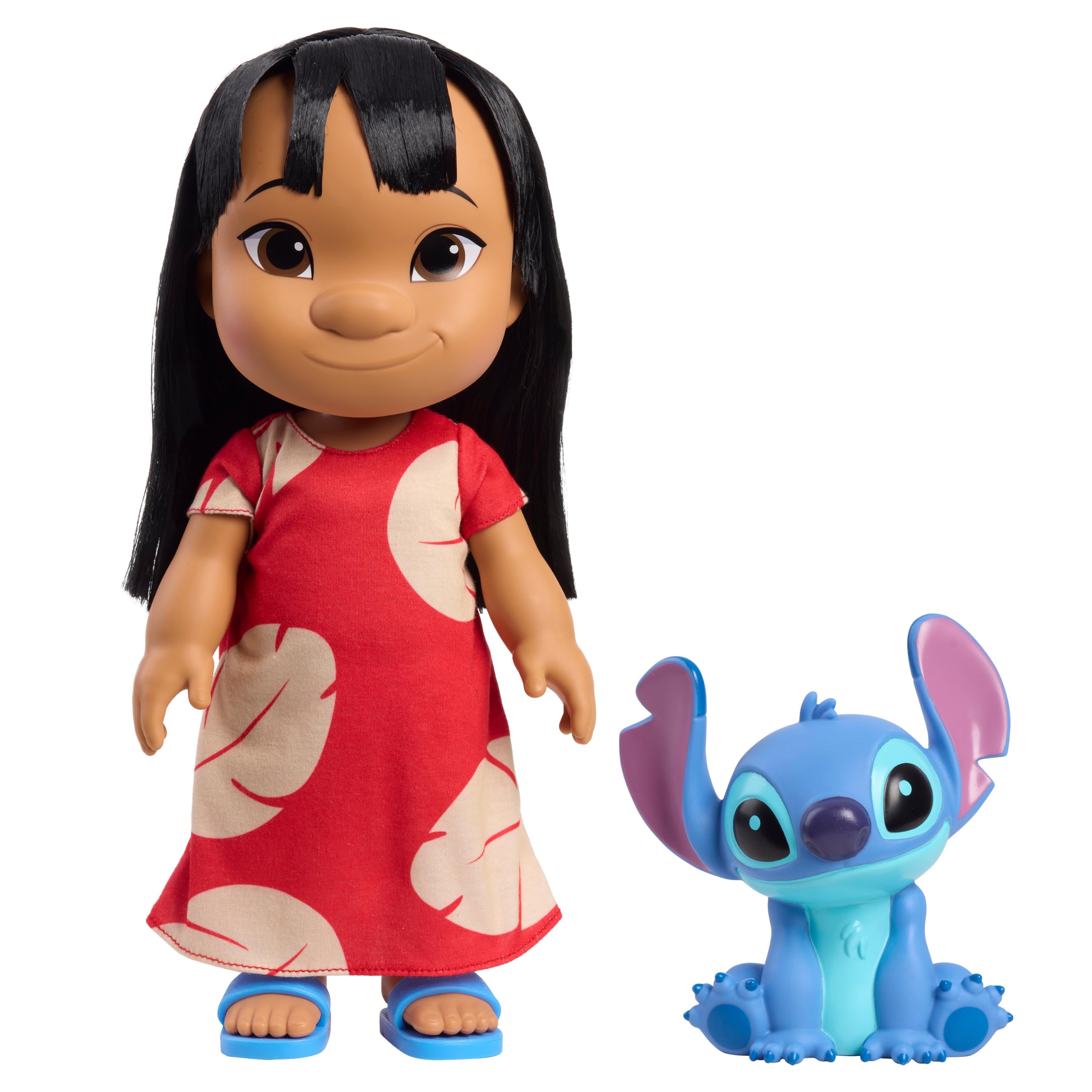 Lilo & Stitch 14-inch Poseable Lilo Doll with 5-inch Stitch Figure,
