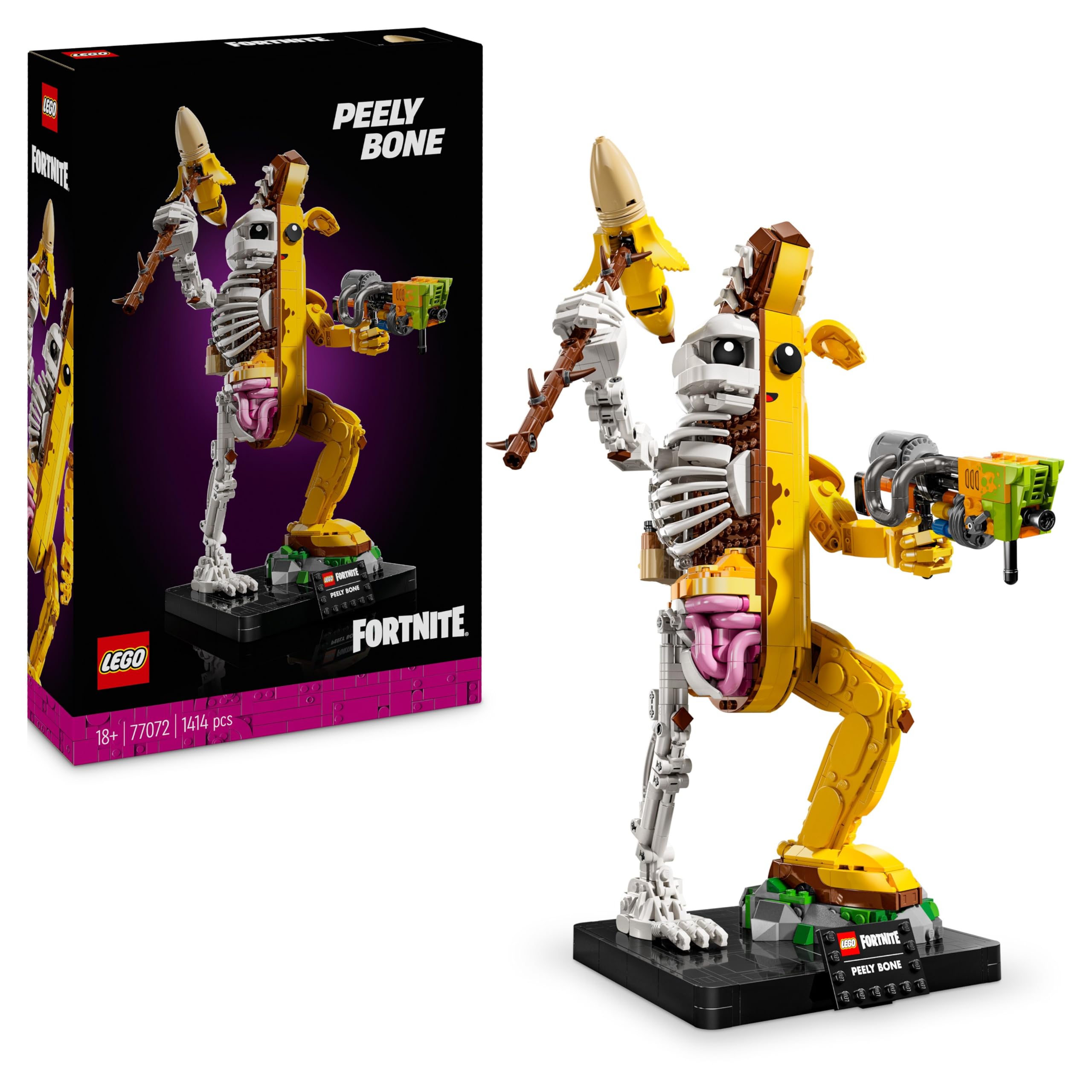 Fortnite Peely Bone - Incl. Paint Launcher & Peely Pick Pickaxe - Collectible Di