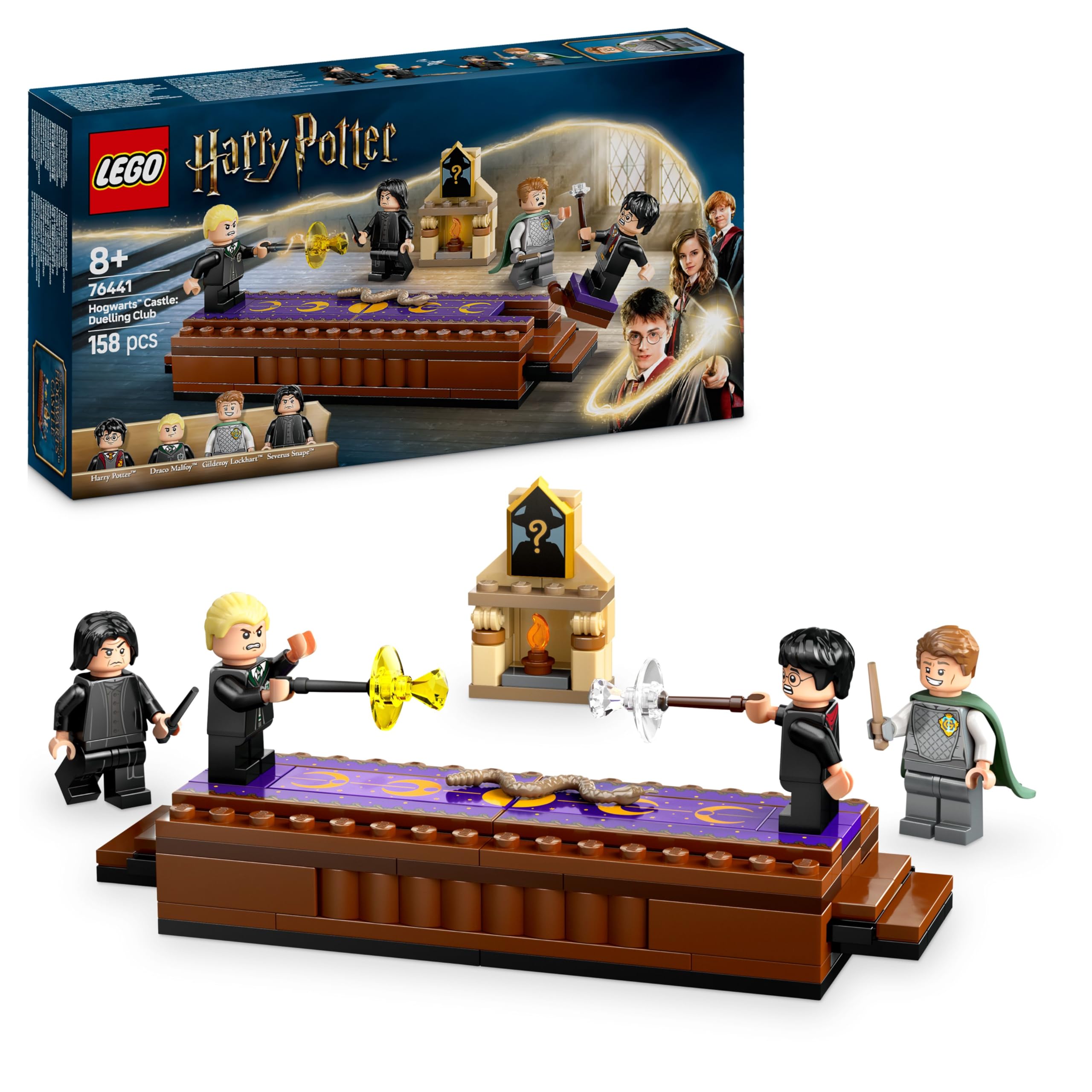 Harry Potter Hogwarts Castle: Dueling Club Playset with 4 Collectible Minifigure
