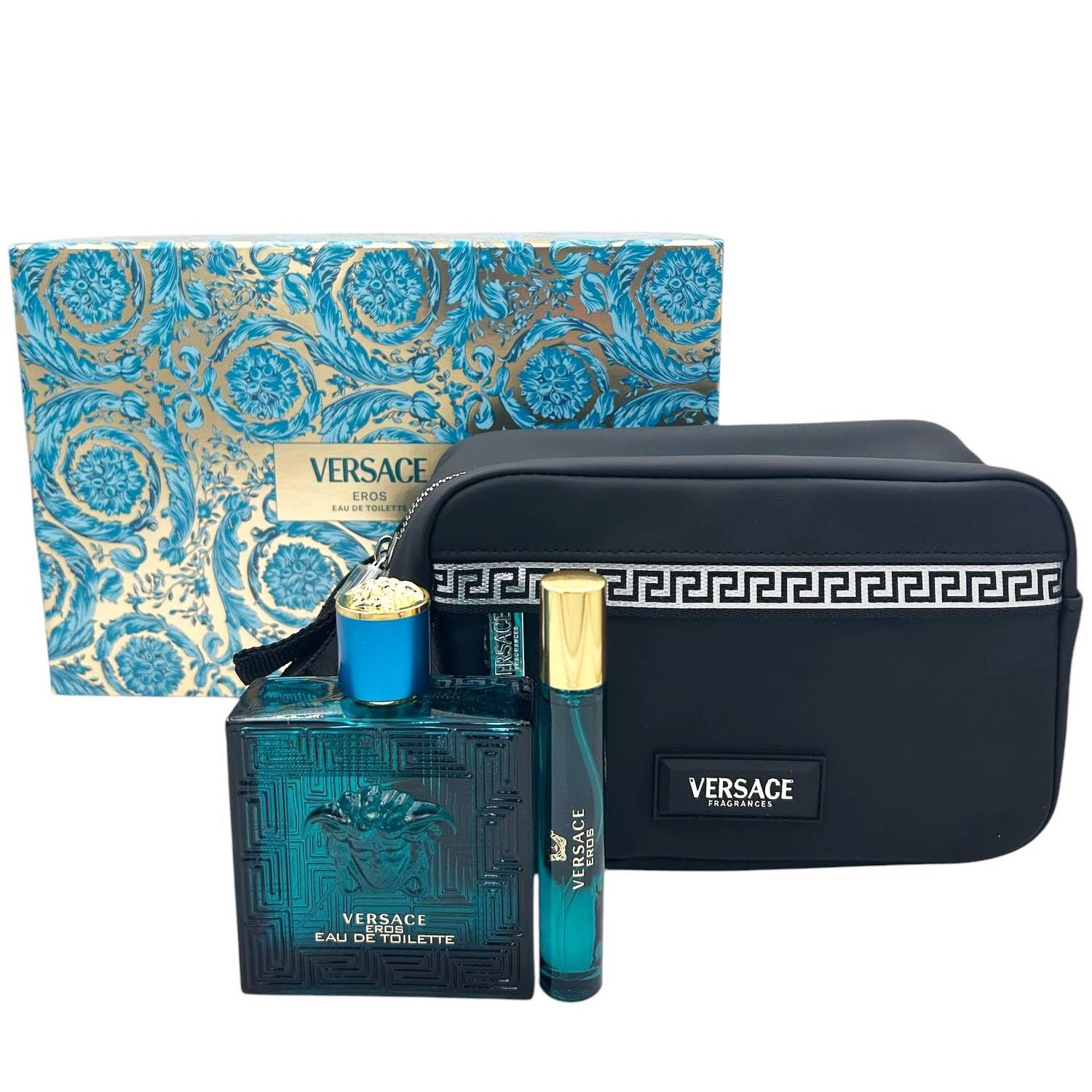 Eros gift set for men (Eau de toilette 100 ml + Eau de toilette travel spray 10 