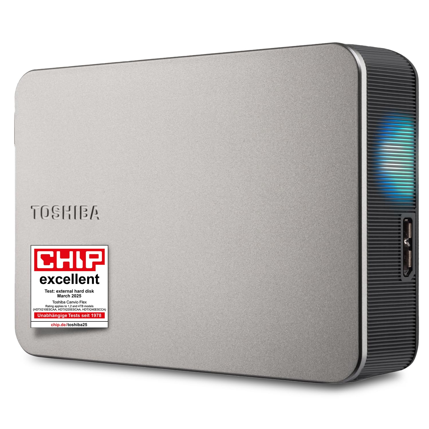 Canvio Flex 4TB – Portable 2.5’’ External Hard Drive (HDD) for Mac, Windows PC, 