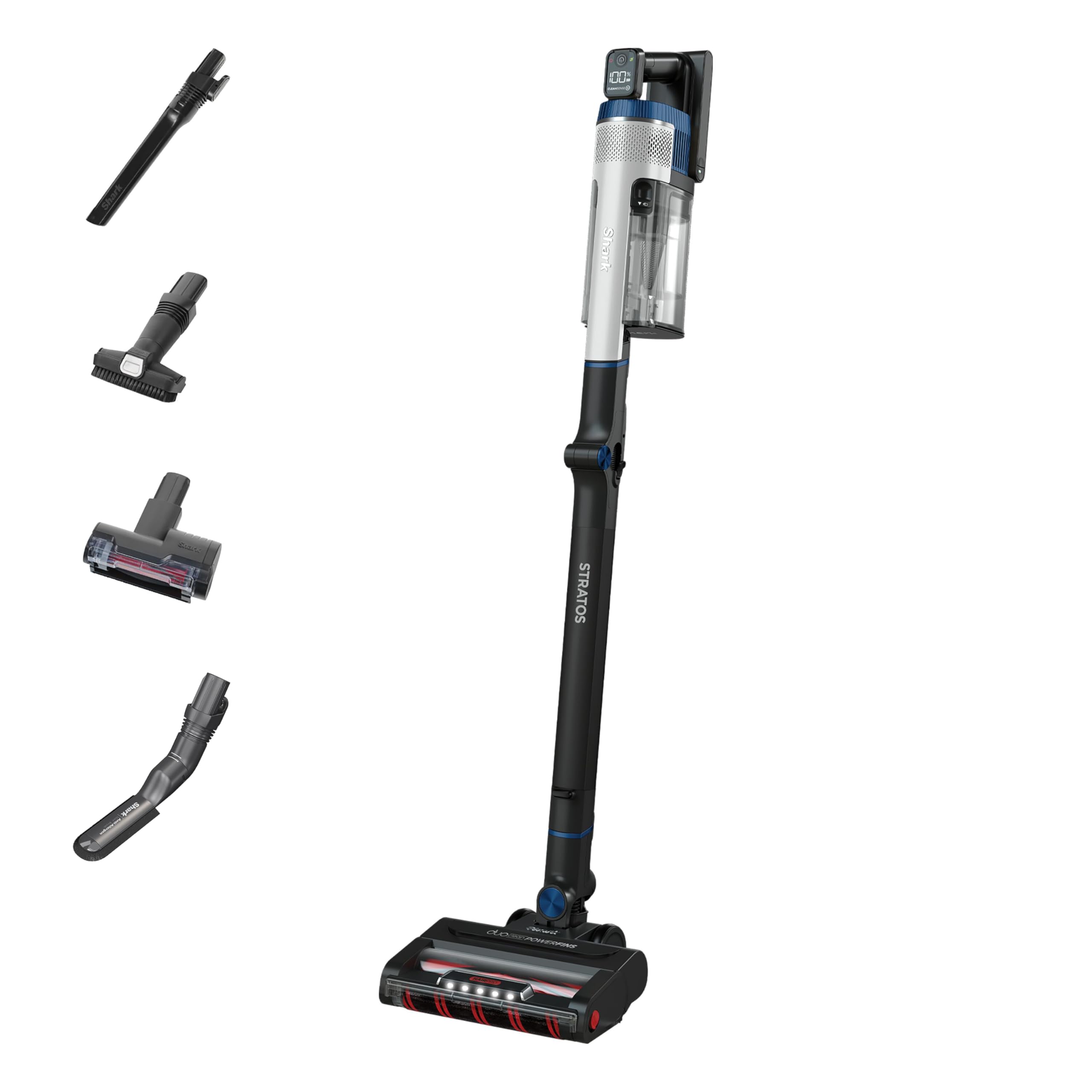 Stratos Cordless Pet Pro Stick Vacuum Cleaner, White/Navy, IZ402UKTSB