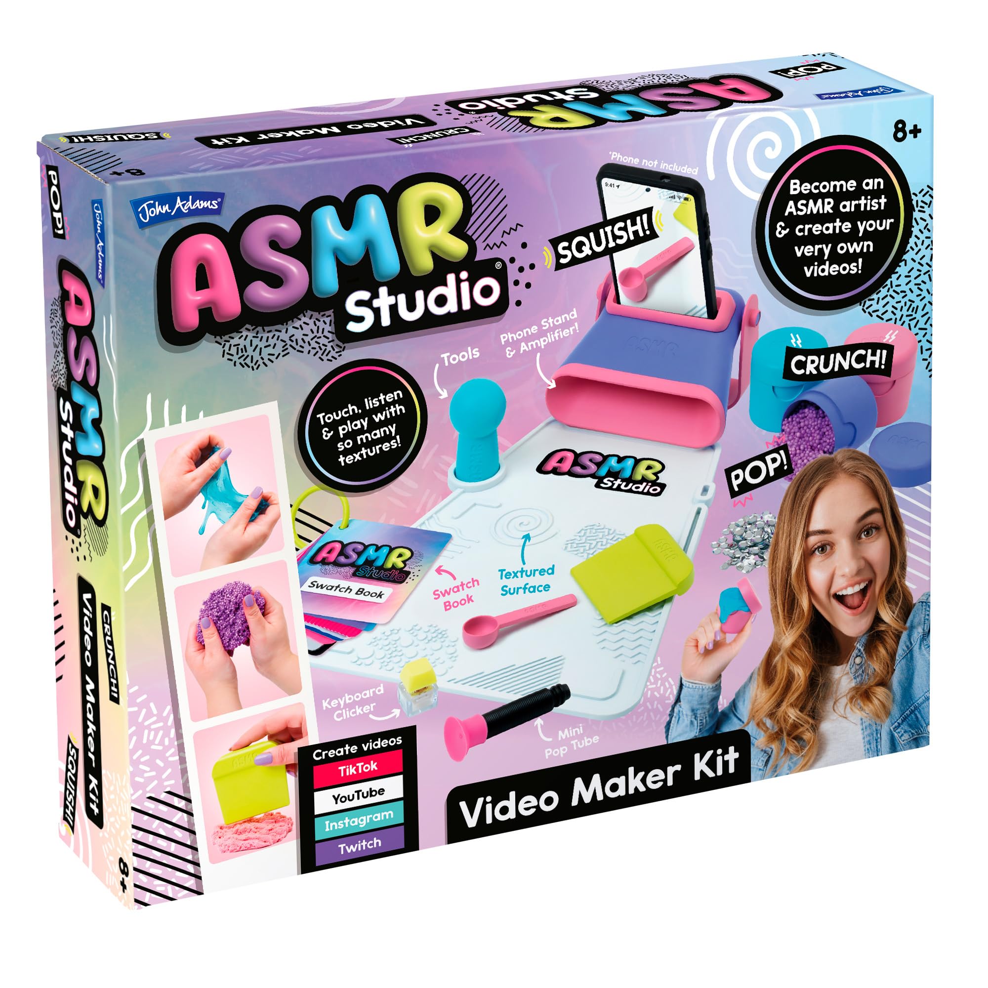 Adams ASMR Studio Video Maker Kit | Make Your Own ASMR Videos | Create, Record &