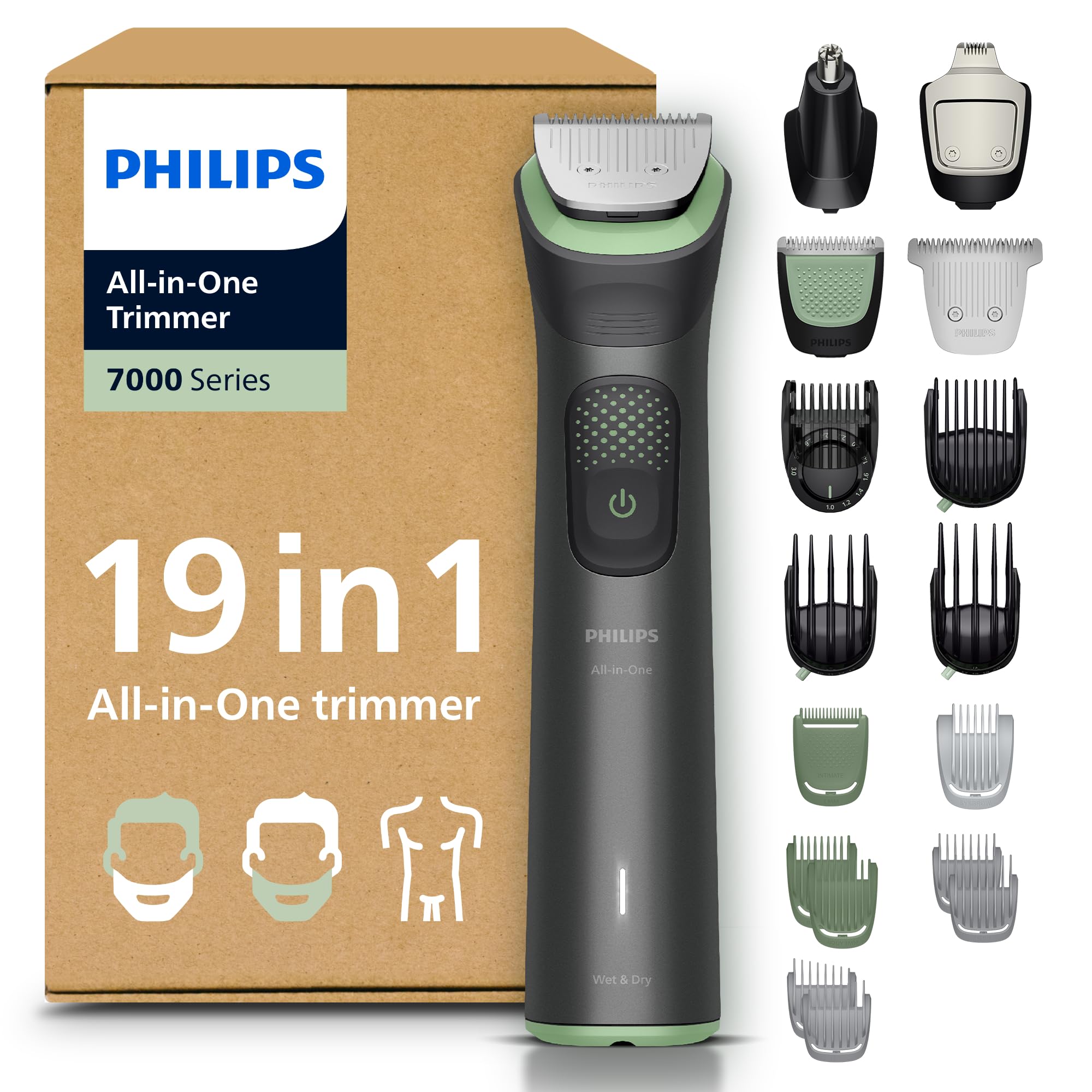Multigroom 7000 Series All-in-One 19-Piece Trimmer - Shaver and Clipper for Bear