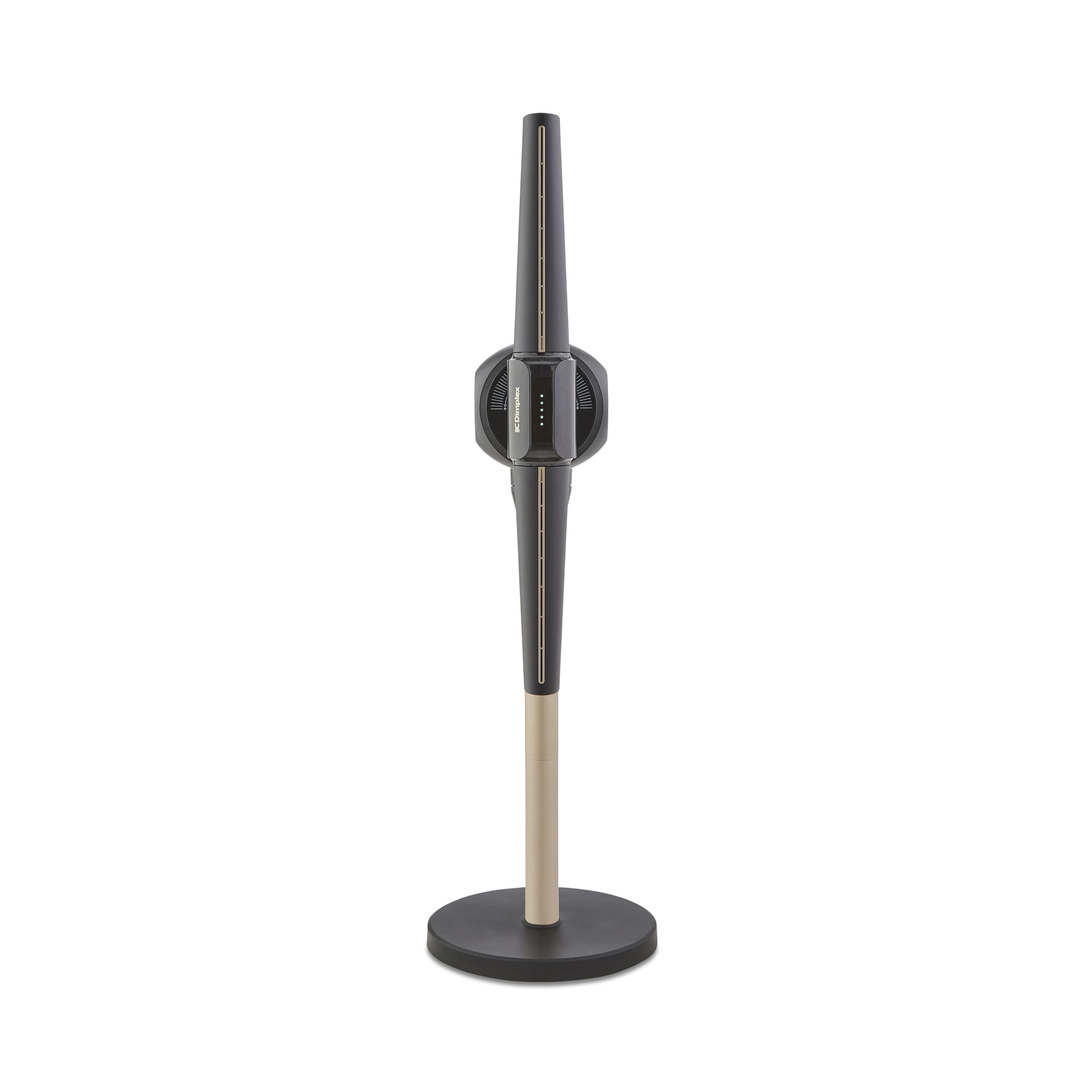 FlexBlade Bladeless Tower Fan - 180° Twistable Dual Airflow, Quiet
